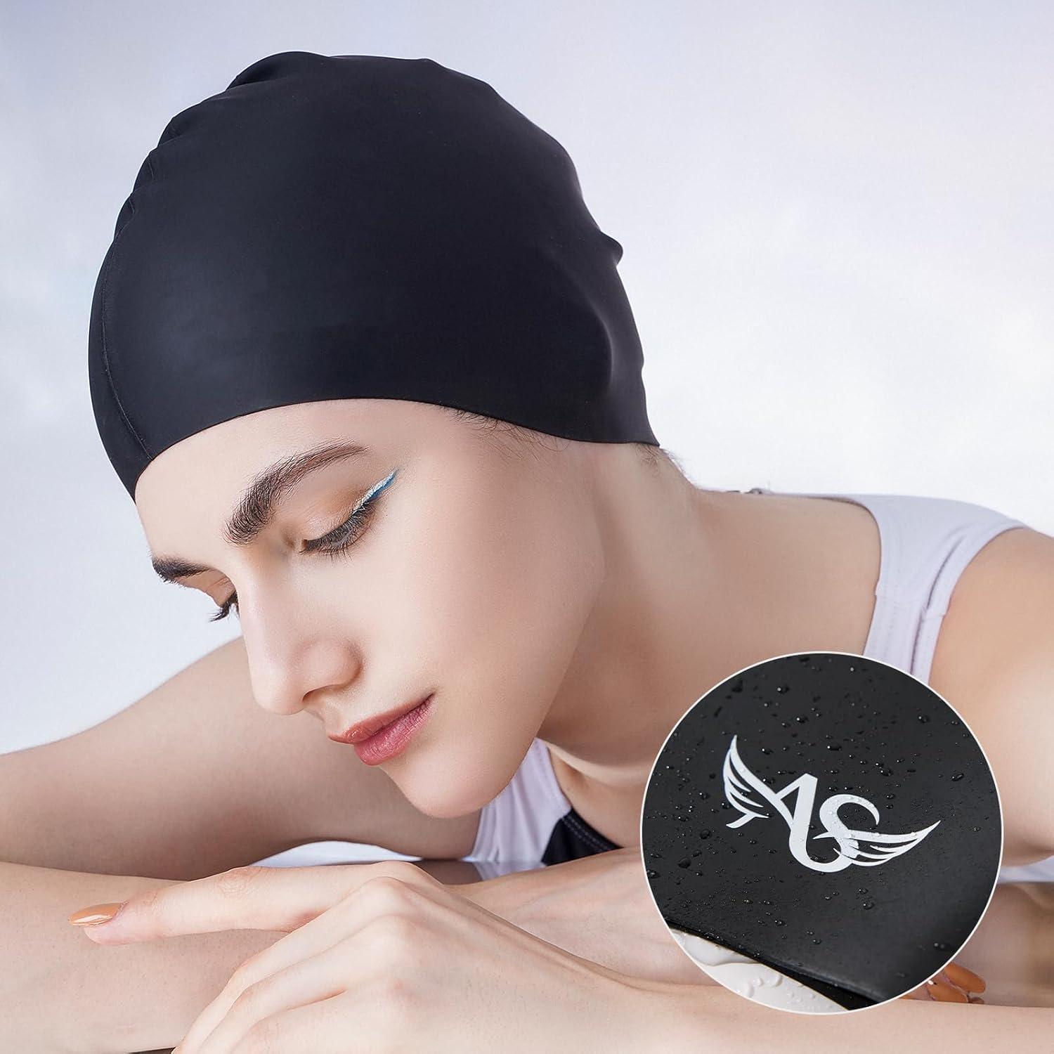 Gorro de Natación Angel Season Silicona para Cabello Largo