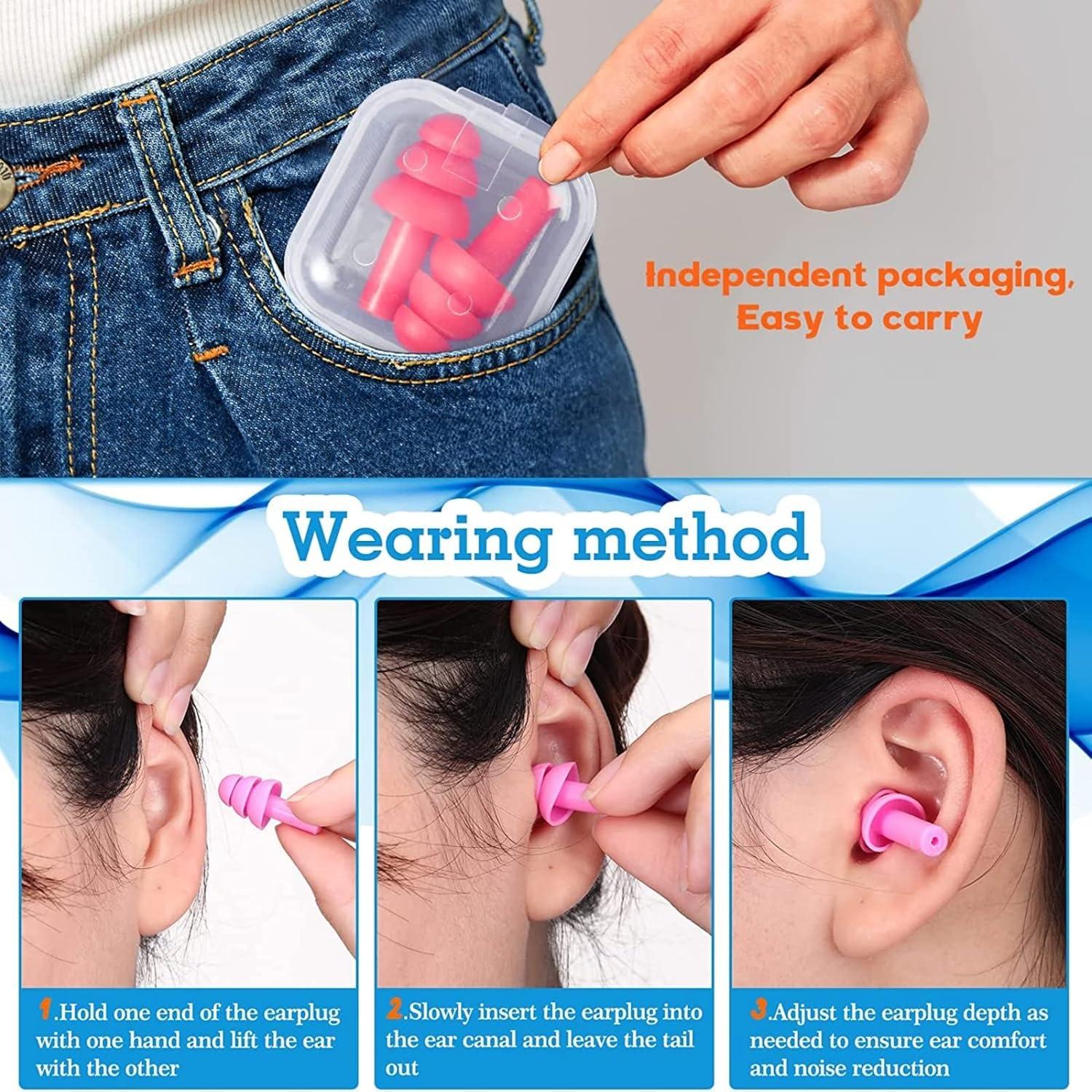 200 Pares de Tapones de Silicona Reutilizables Sratte