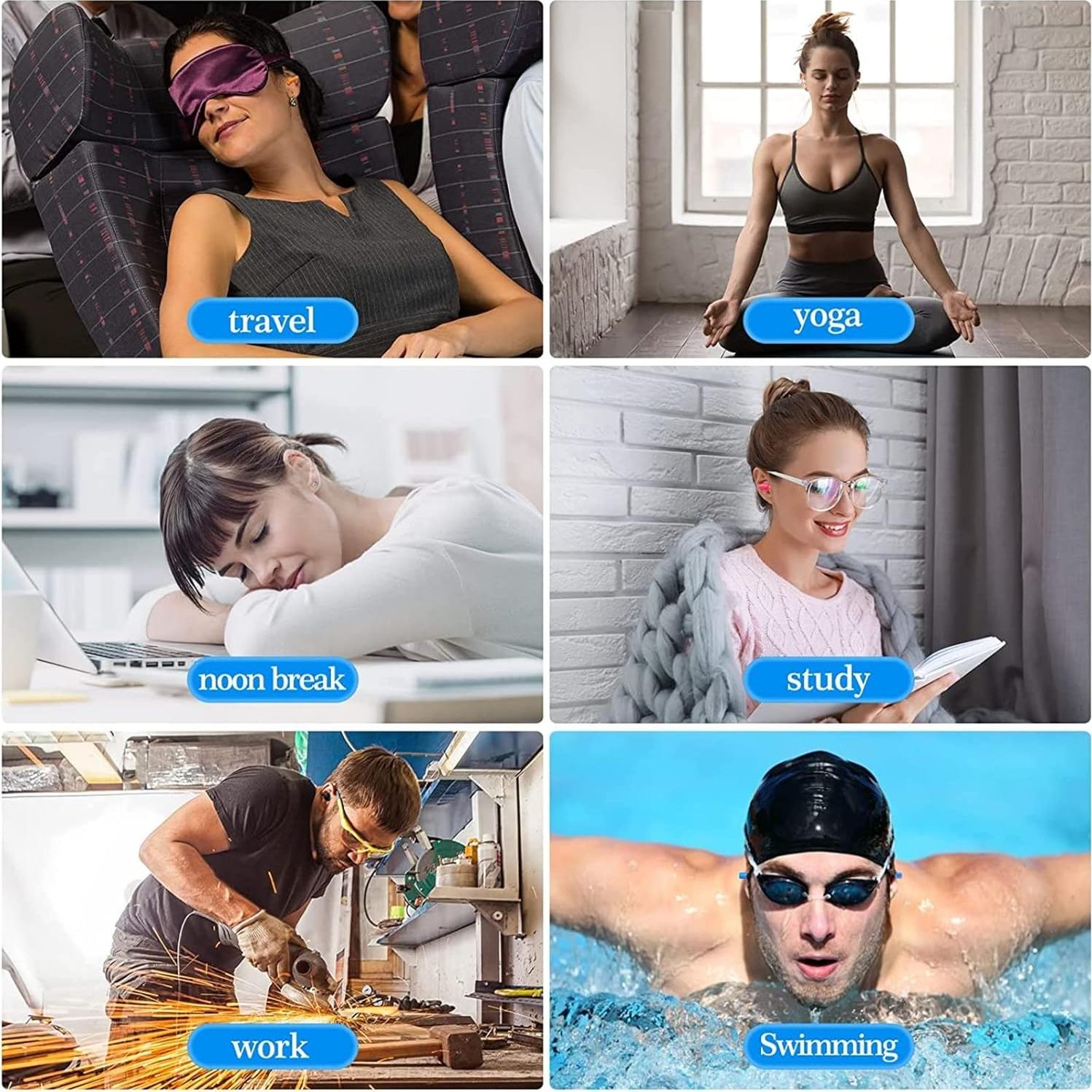 200 Pares de Tapones de Silicona Reutilizables Sratte