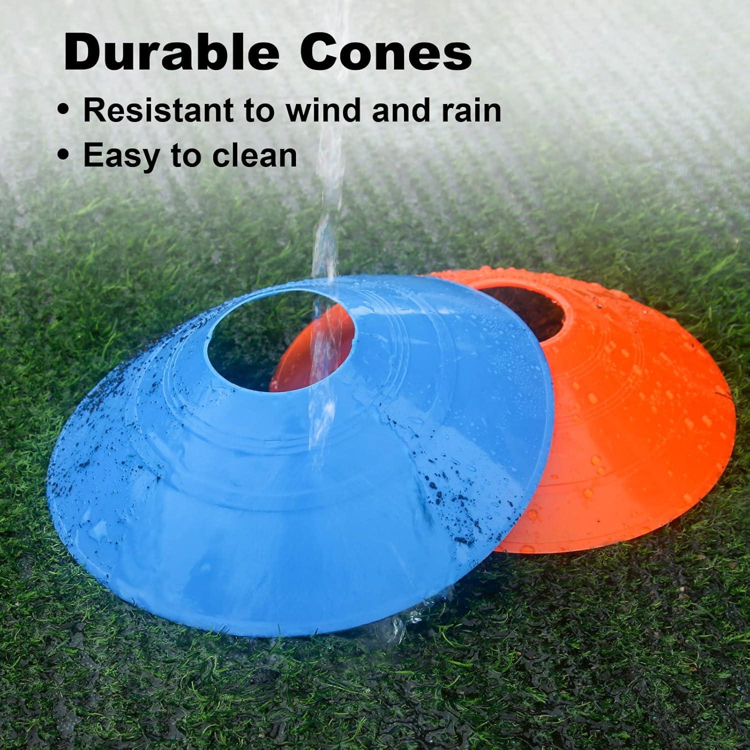 60 Conos de Fútbol DUNCHATY con Bolsa de Transporte