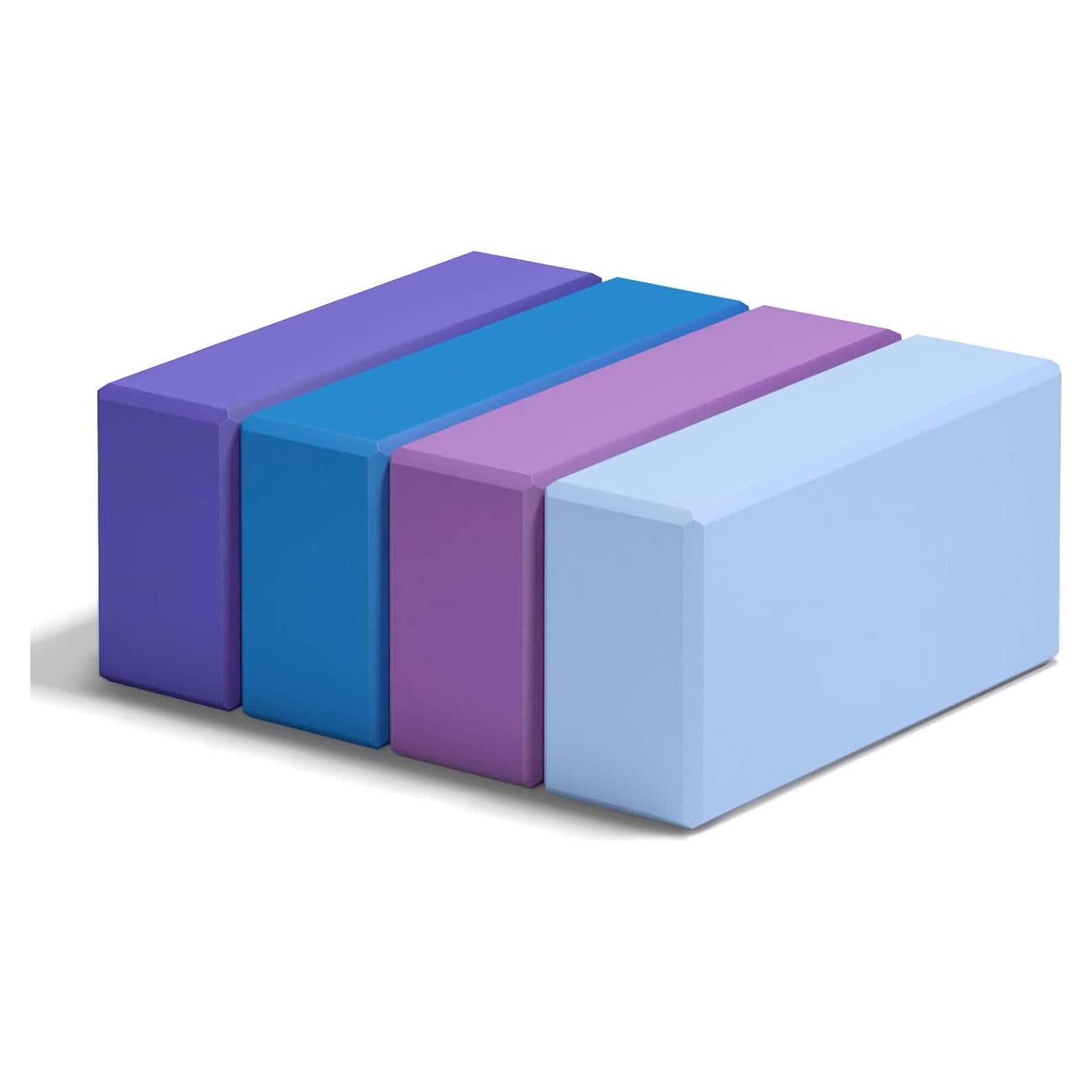 Bloques de Yoga H.J. Immbir 4-Pack EVA Antideslizantes 22.86x15.24x7.62 cm