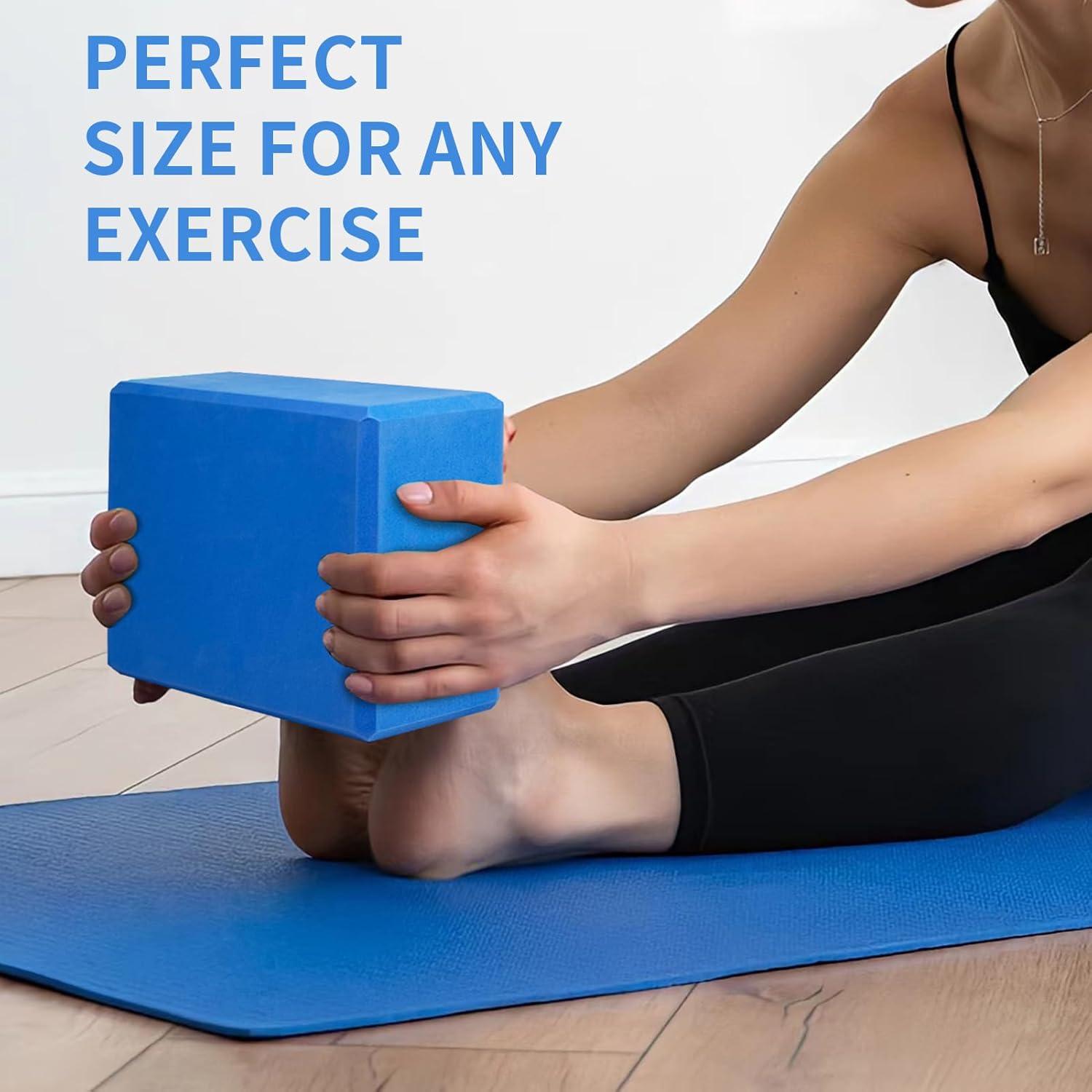 Bloques de Yoga H.J. Immbir 4-Pack EVA Antideslizantes 22.86x15.24x7.62 cm