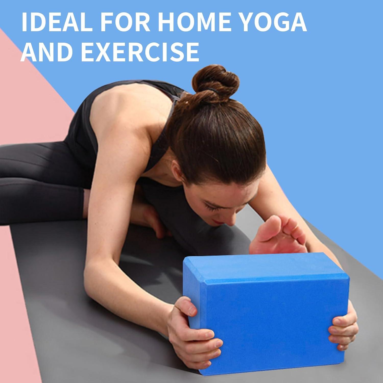 Bloques de Yoga H.J. Immbir 4-Pack EVA Antideslizantes 22.86x15.24x7.62 cm