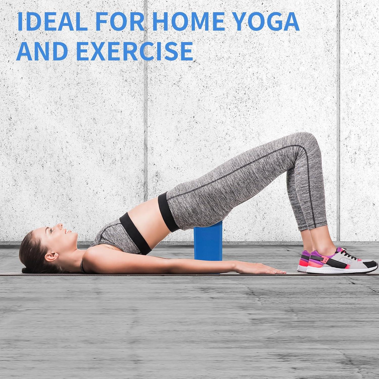 Bloques de Yoga H.J. Immbir 4-Pack EVA Antideslizantes 22.86x15.24x7.62 cm