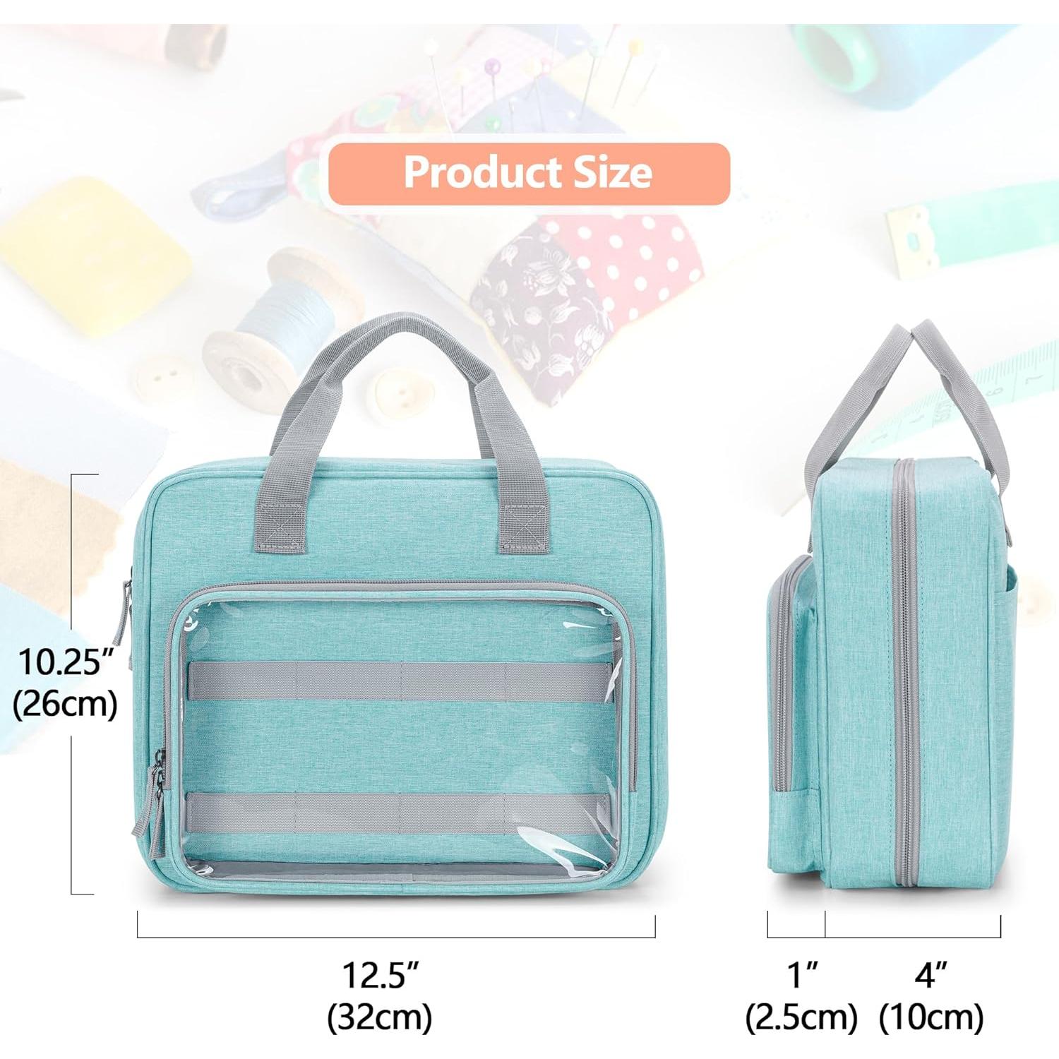 Organizador de Costura LUXJA Azul con Bolsillos Versátiles