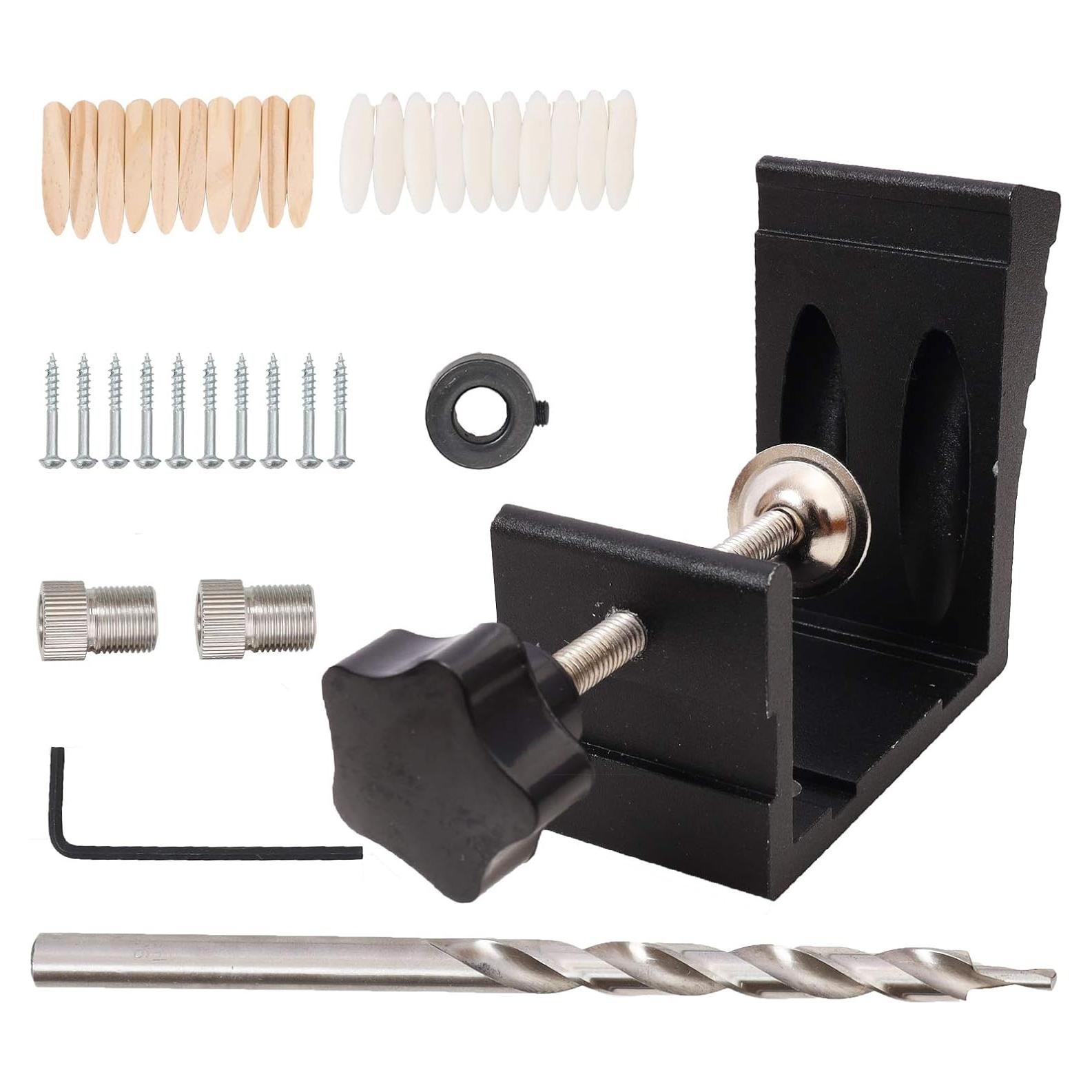 Kit de Jig de Agujeros de Bolsillo WISH HALLY 46 Piezas