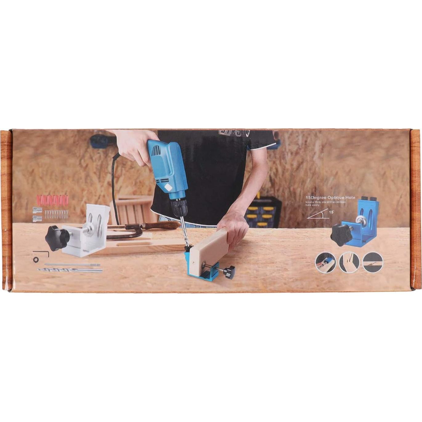 Kit de Jig de Agujeros de Bolsillo WISH HALLY 46 Piezas