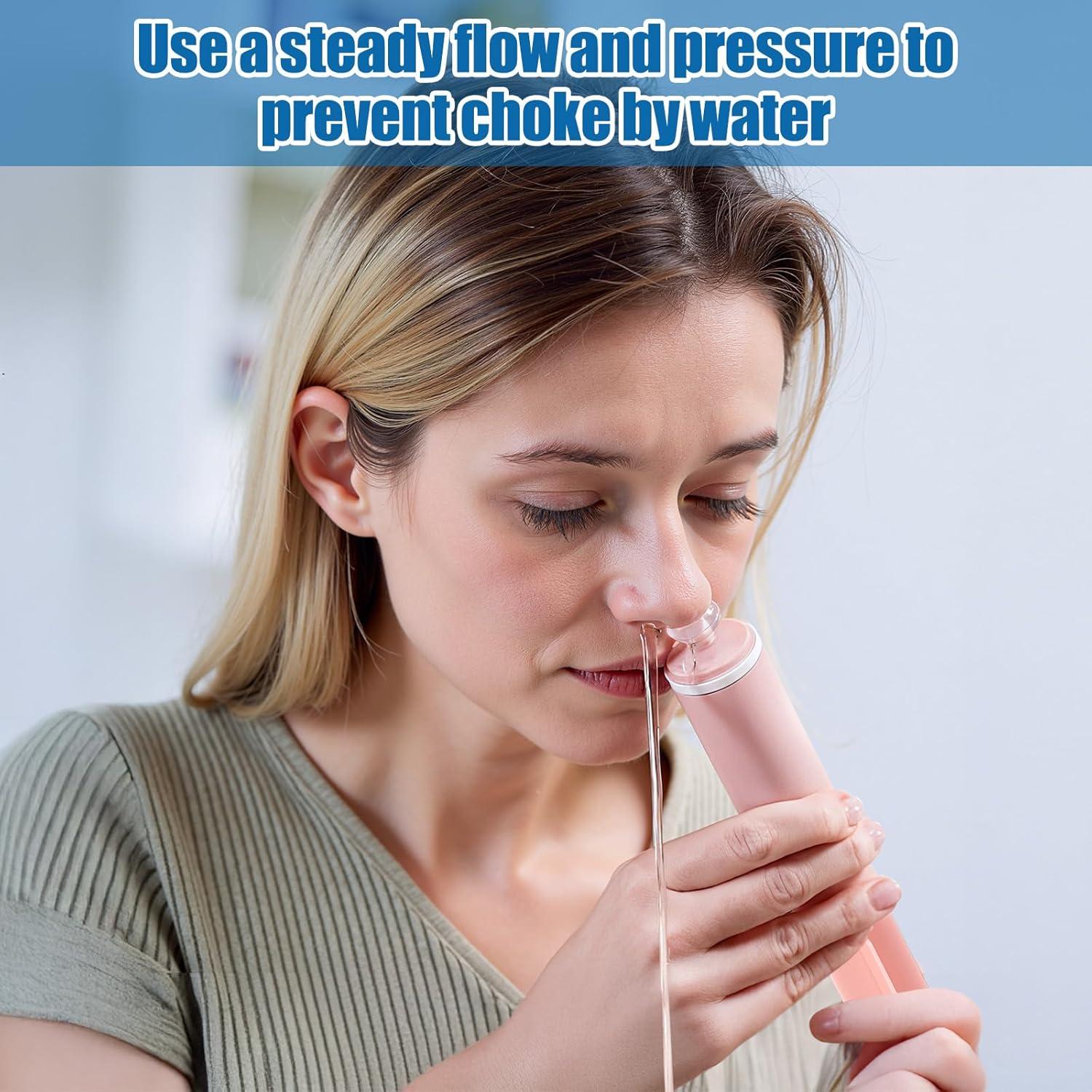 Aspirador Nasal Manual Elfzone - 2 Piezas - Portátil Azul