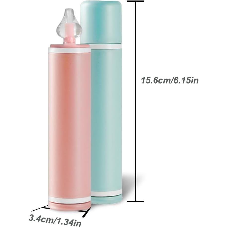 Aspirador Nasal Manual Elfzone - 2 Piezas - Portátil Azul