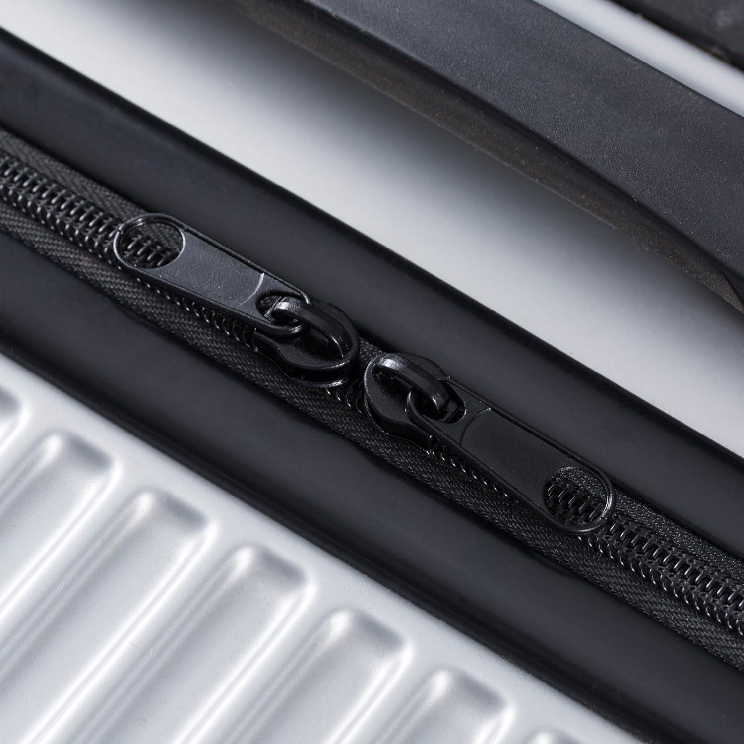 Kit de Reparación de Cremalleras 205 Piezas Maosifang - Negro y Plata