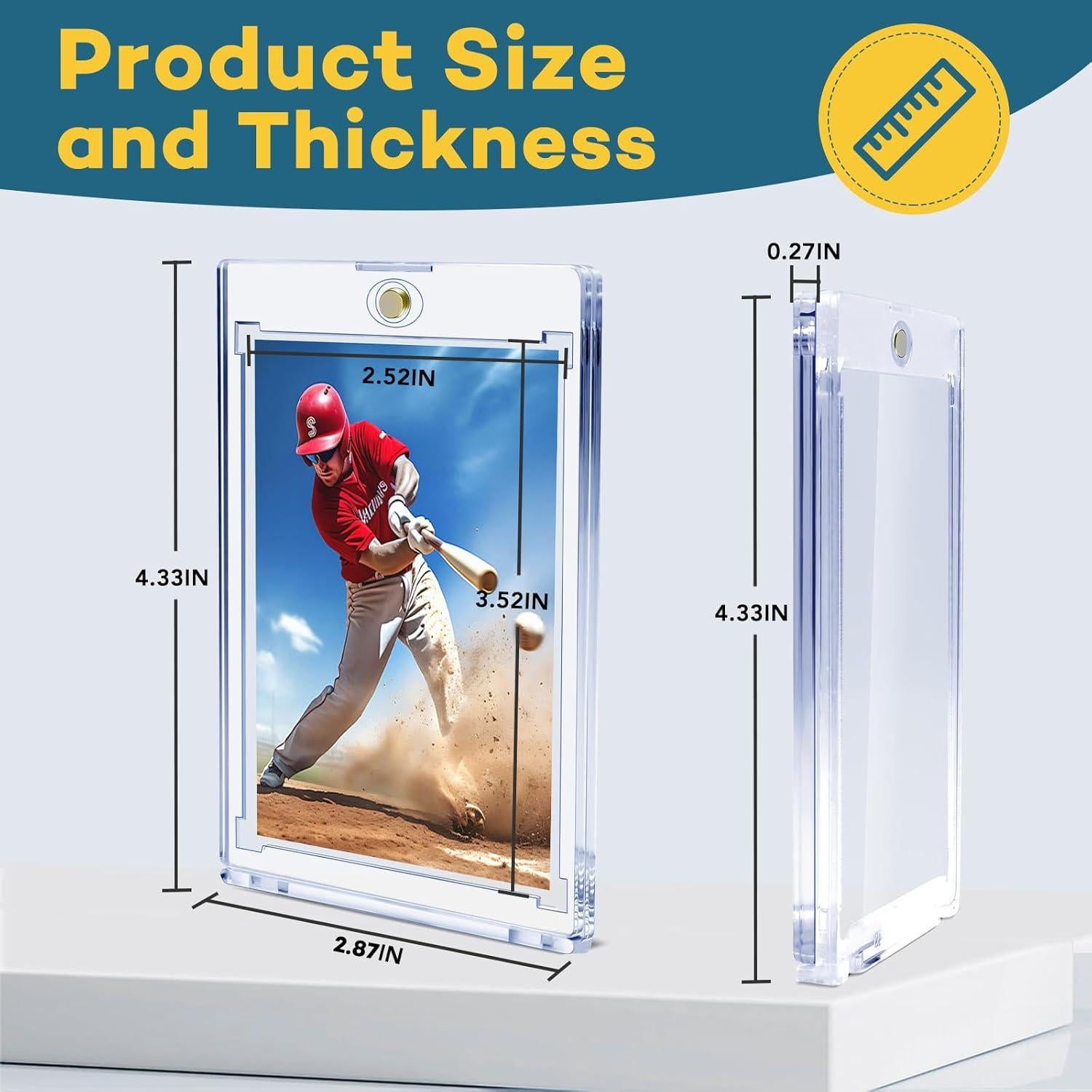 Soportes Magnéticos para Tarjetas ZENOWICK 16 Unidades 35pt