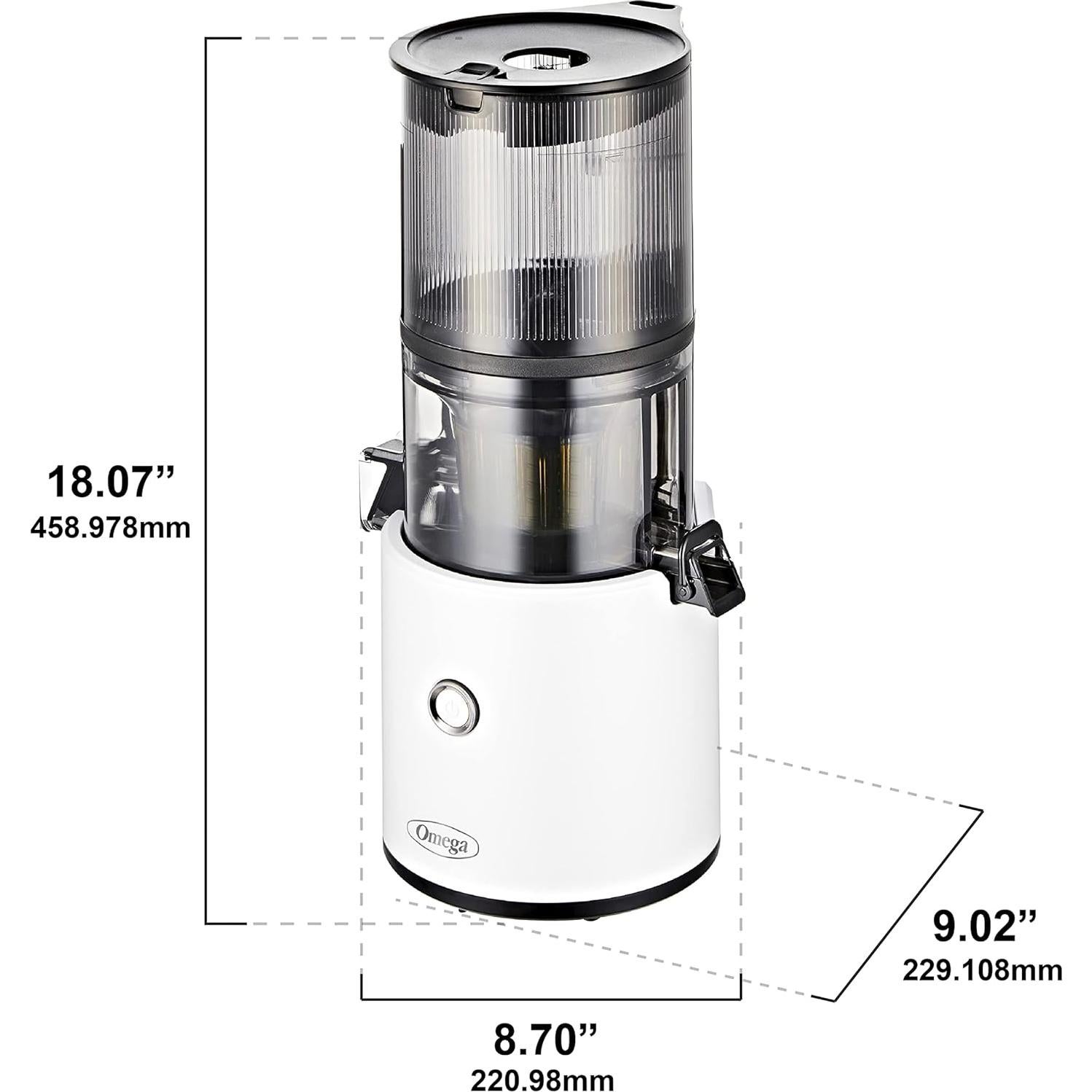 Extractor de Jugo Omega Effortless 2L 150W Fácil Limpieza