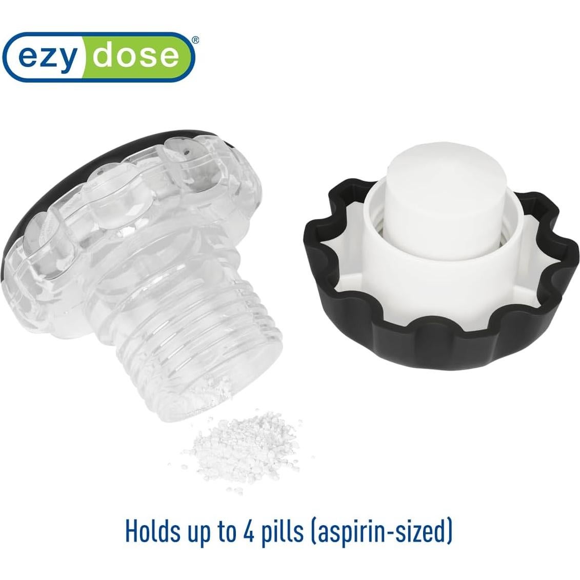 Planificador Semanal de Medicamentos EZY DOSE Negro 3 Compartimentos