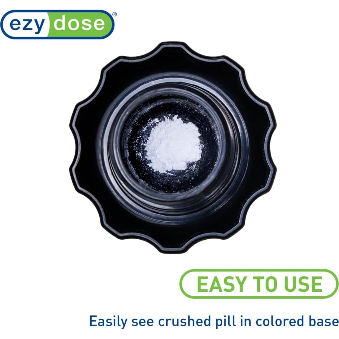 Planificador Semanal de Medicamentos EZY DOSE Negro 3 Compartimentos