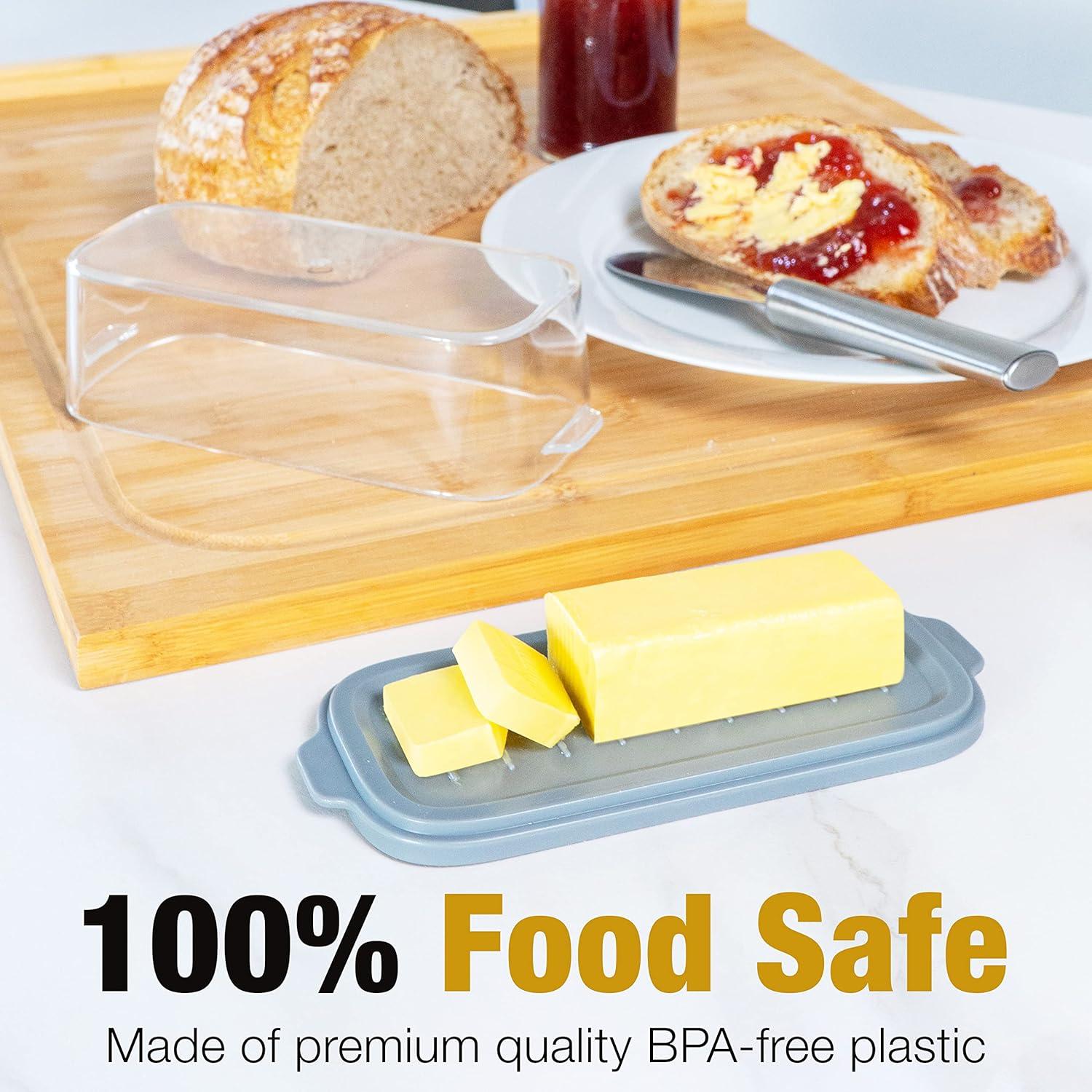 Mantequillera Eparé Grande con Tapa - Plástico Libre de BPA