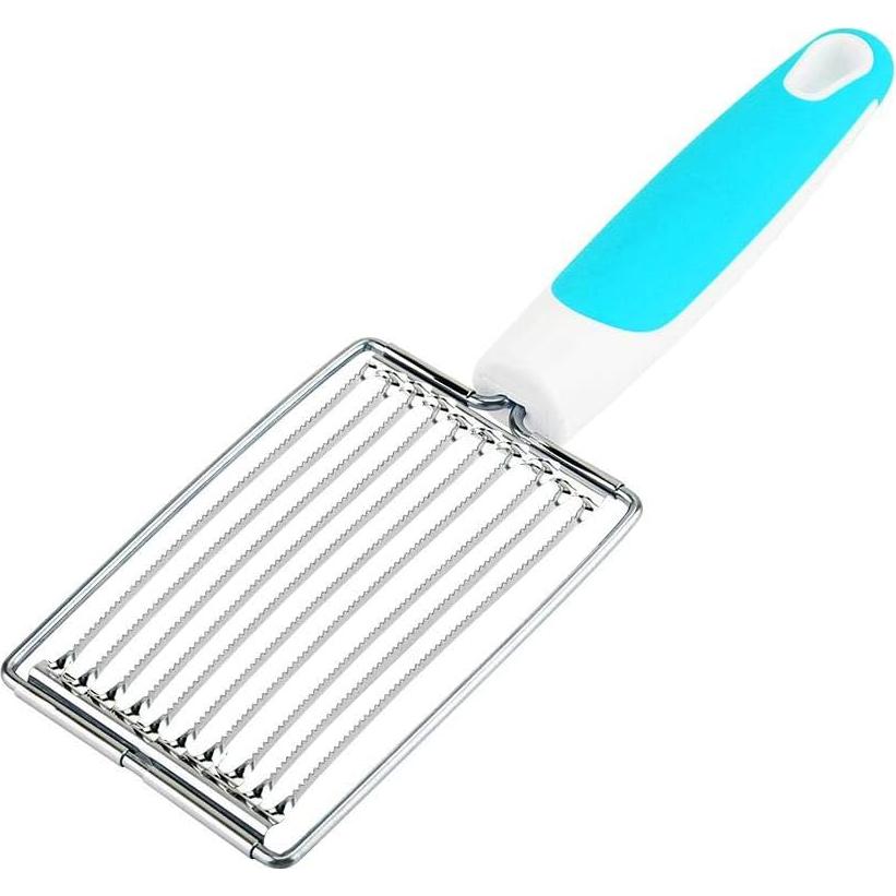 Cortador de Carne Fría ASHATA Acero Inoxidable 24.5 cm Azul