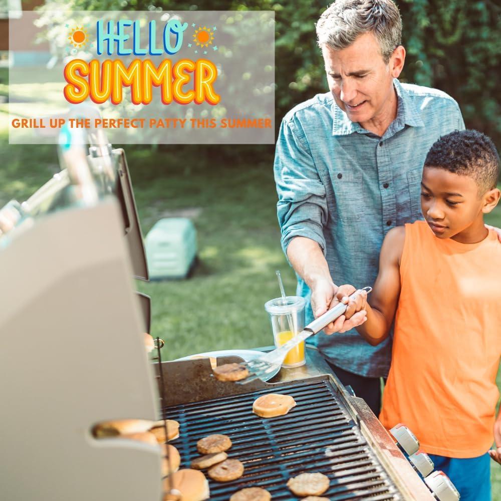 Prensa para Hamburguesas Simple Preading 5.5" XL Acero Inoxidable