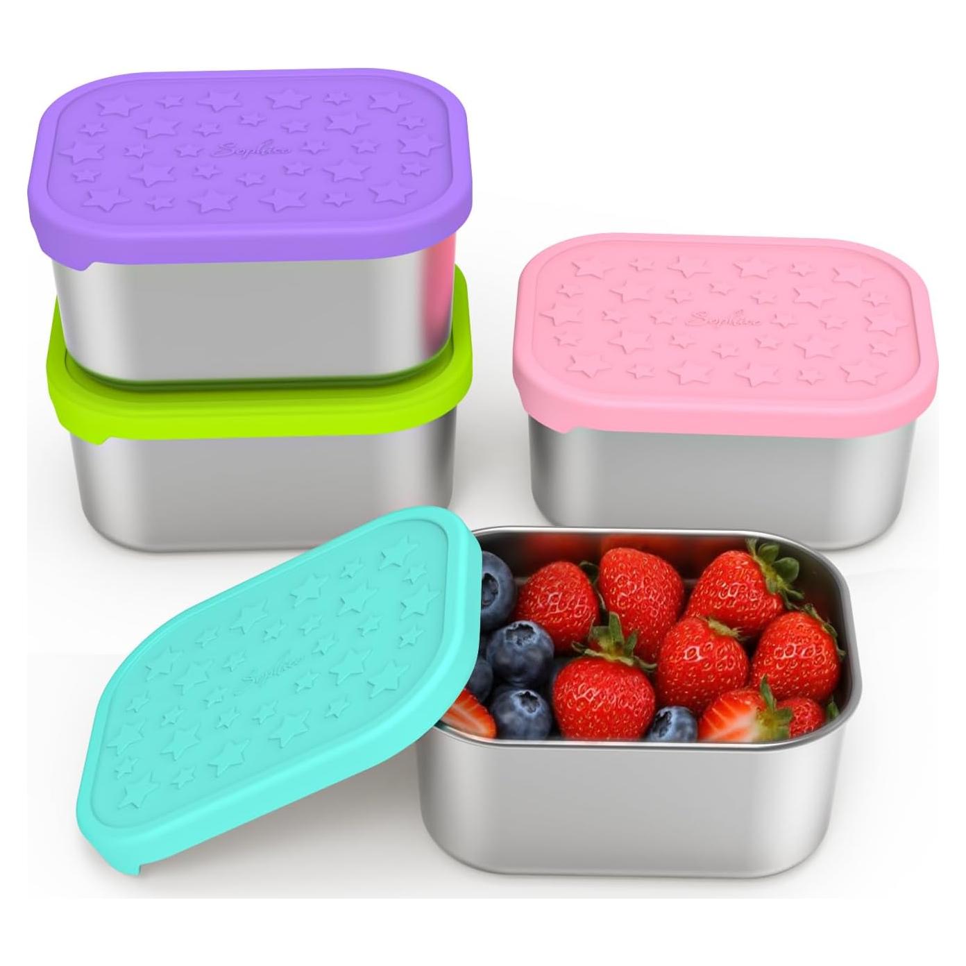 Contenedores de Snack SOPHICO Acero Inoxidable 14oz 4 Pack