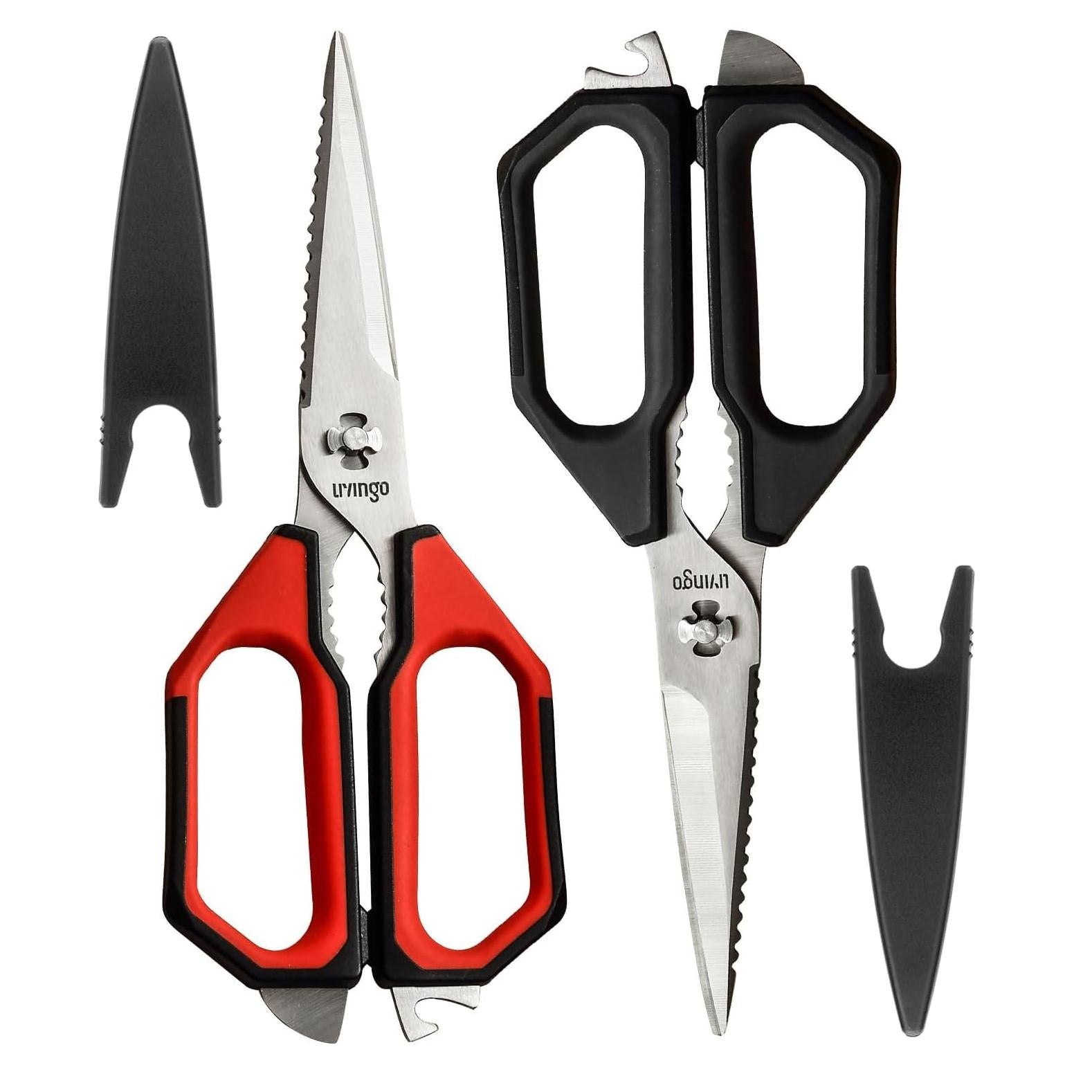 Juego de Tijeras de Cocina LIVINGO Acero Inoxidable 2 Piezas