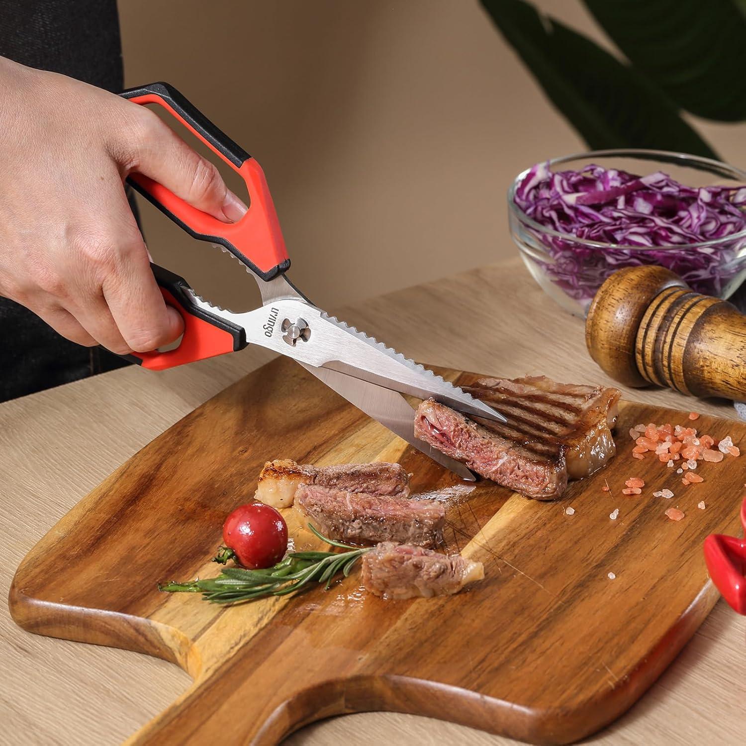 Juego de Tijeras de Cocina LIVINGO Acero Inoxidable 2 Piezas