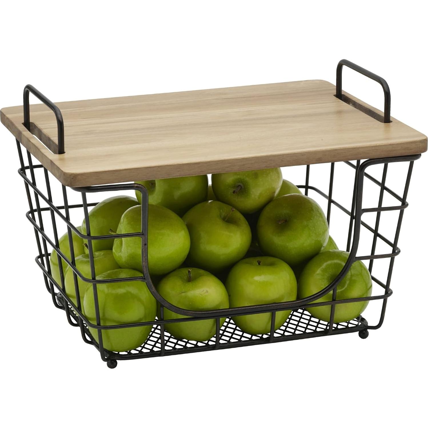 Canasta Rectangular Apilable Gourmet Basics Mikasa 35.5x31.8cm