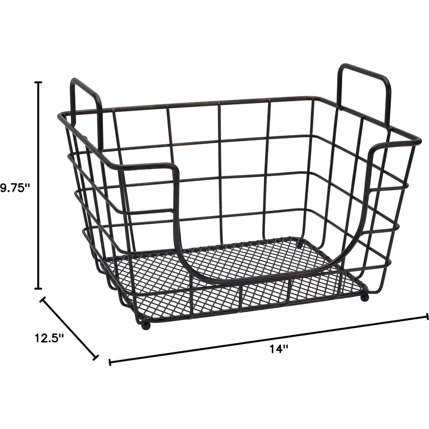 Canasta Rectangular Apilable Gourmet Basics Mikasa 35.5x31.8cm