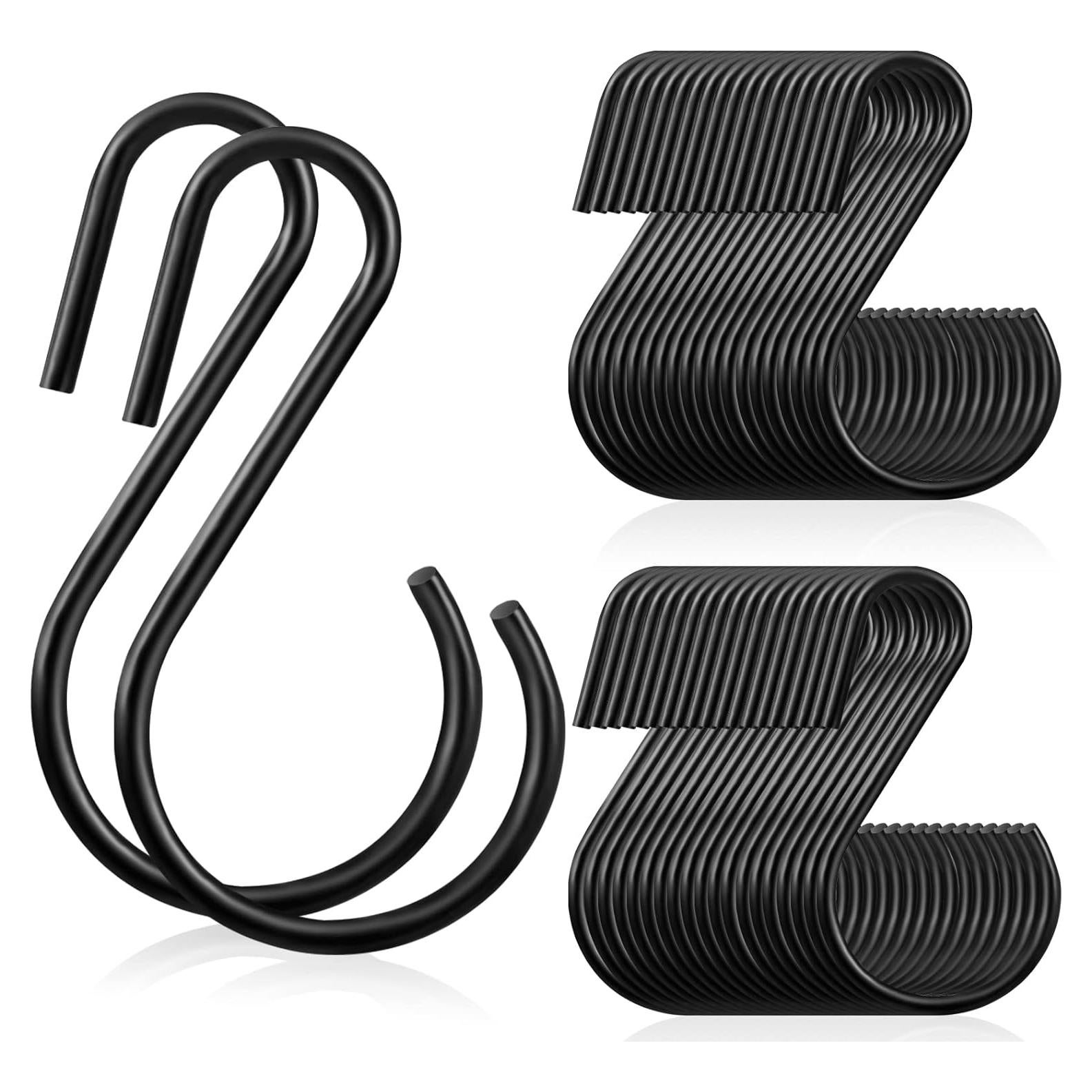 Ganchos S Sratte de Acero Inoxidable 4.4 cm - 60 Piezas