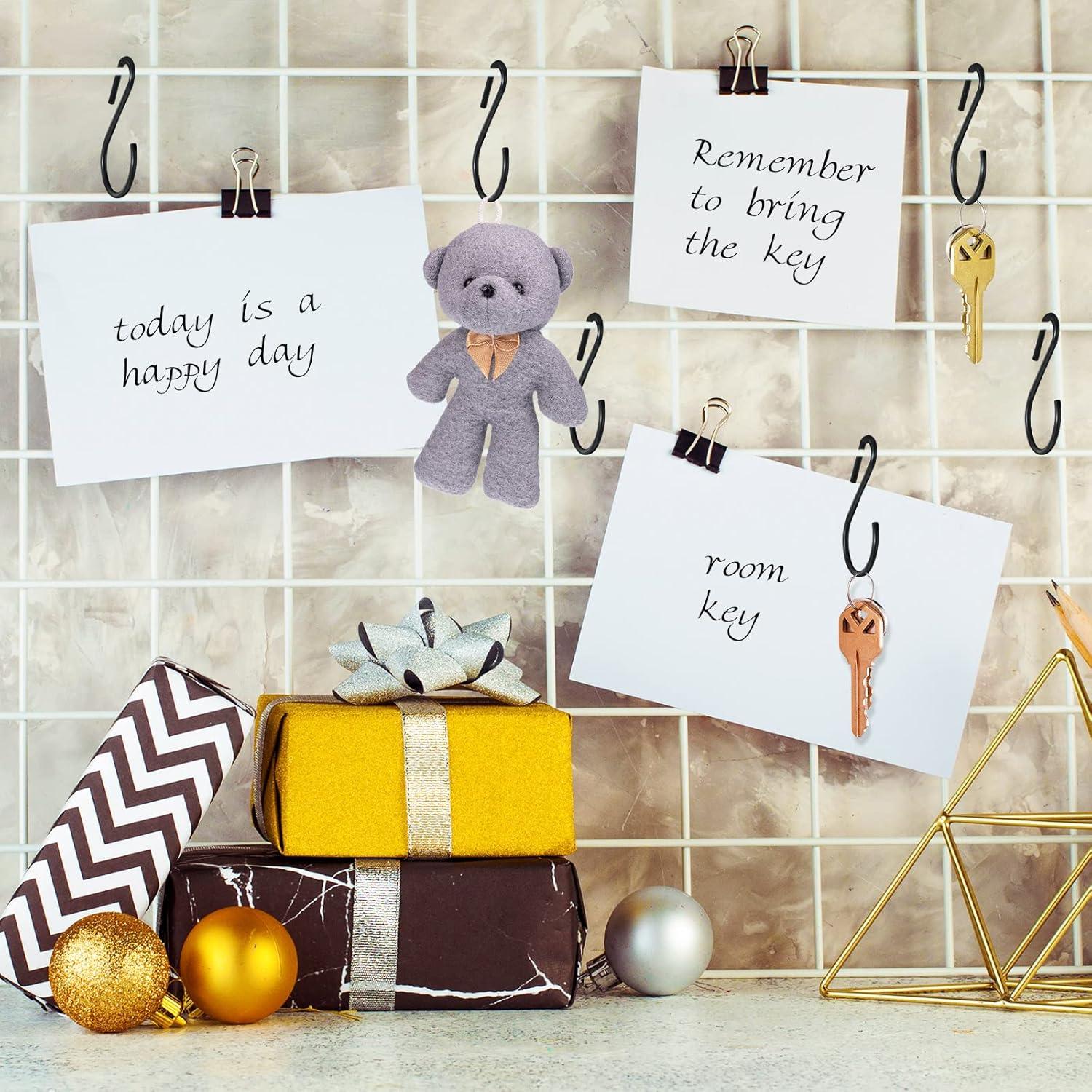 Ganchos S Sratte de Acero Inoxidable 4.4 cm - 60 Piezas