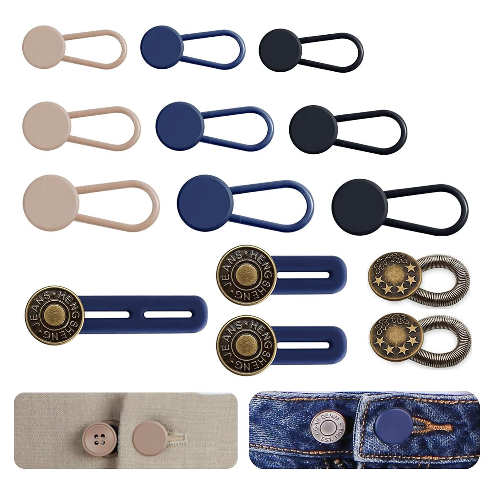 Extensores de Cintura Lmuwecno 14 Pcs Ajustables Multicolor