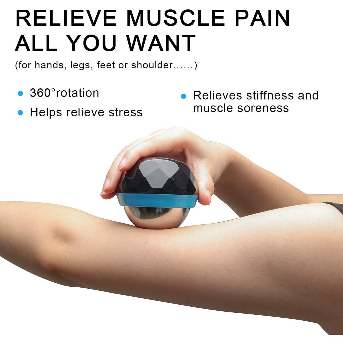 Bola de Masaje Frío Coolrunner 10cm - Terapia Calor y Frío