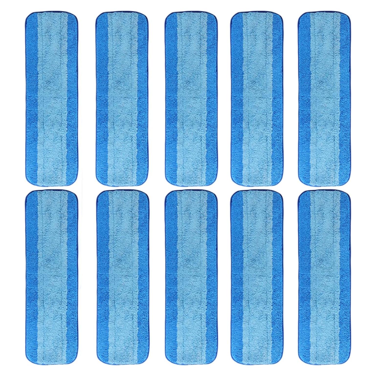 Paquete de 10 almohadillas de microfibra Bona 46.5x13.5 cm