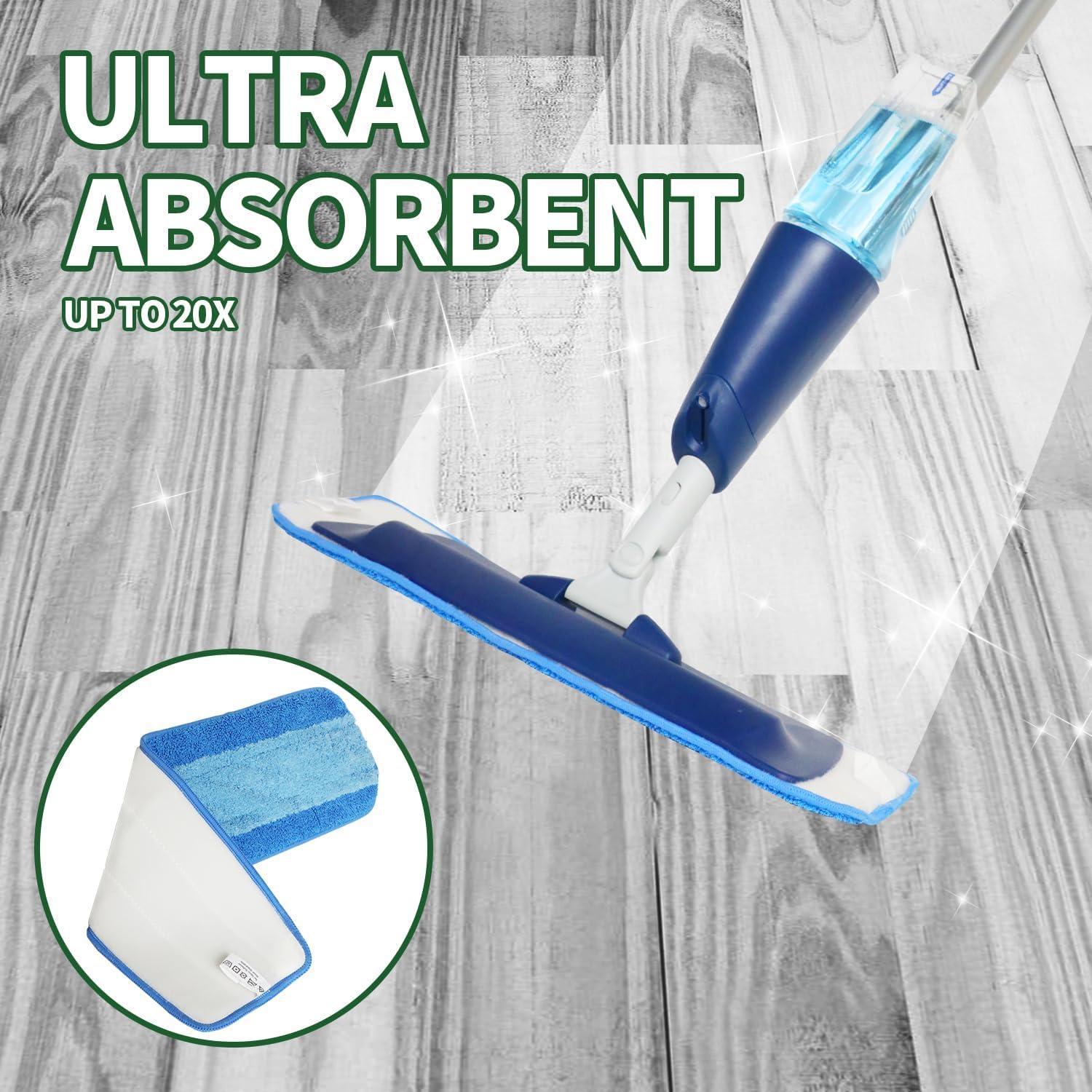 Paquete de 10 almohadillas de microfibra Bona 46.5x13.5 cm