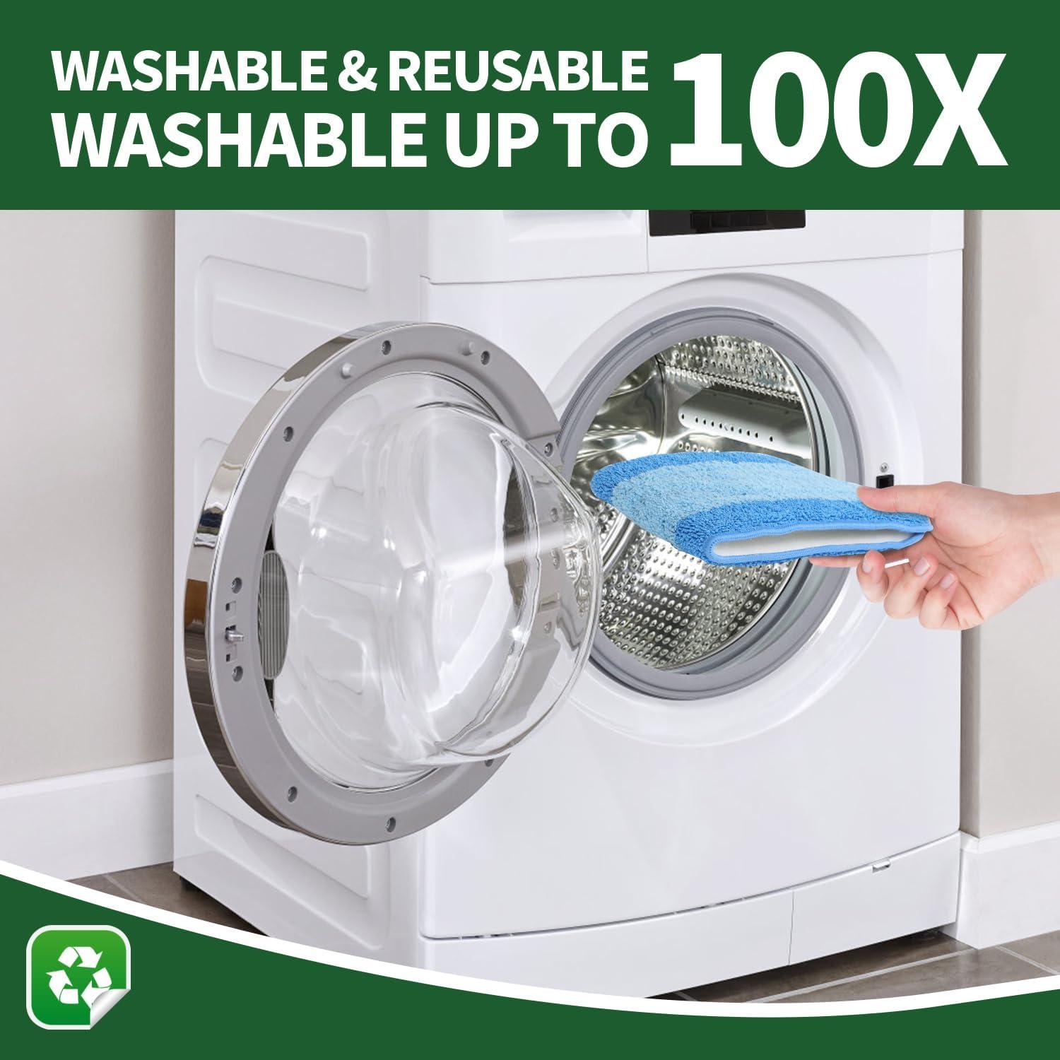 Paquete de 10 almohadillas de microfibra Bona 46.5x13.5 cm