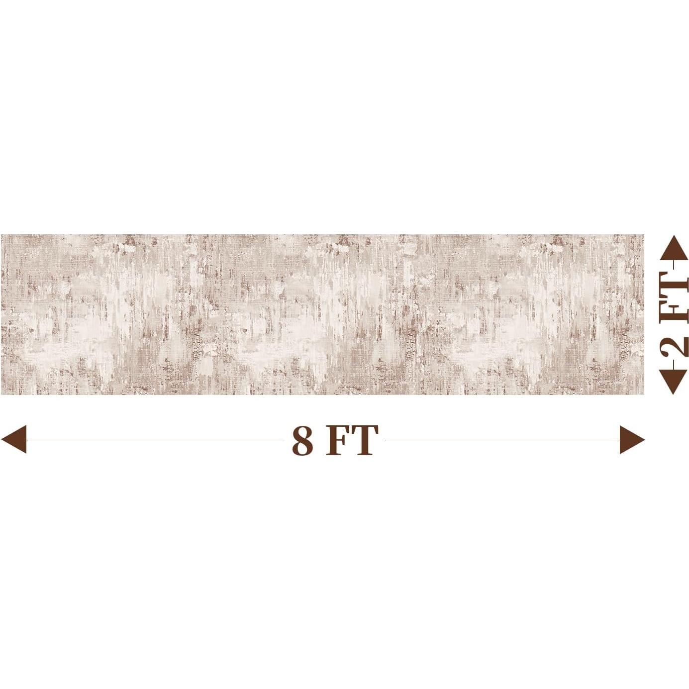 Alfombra Lavable MontVoo 2x6 Antideslizante Suave Marrón