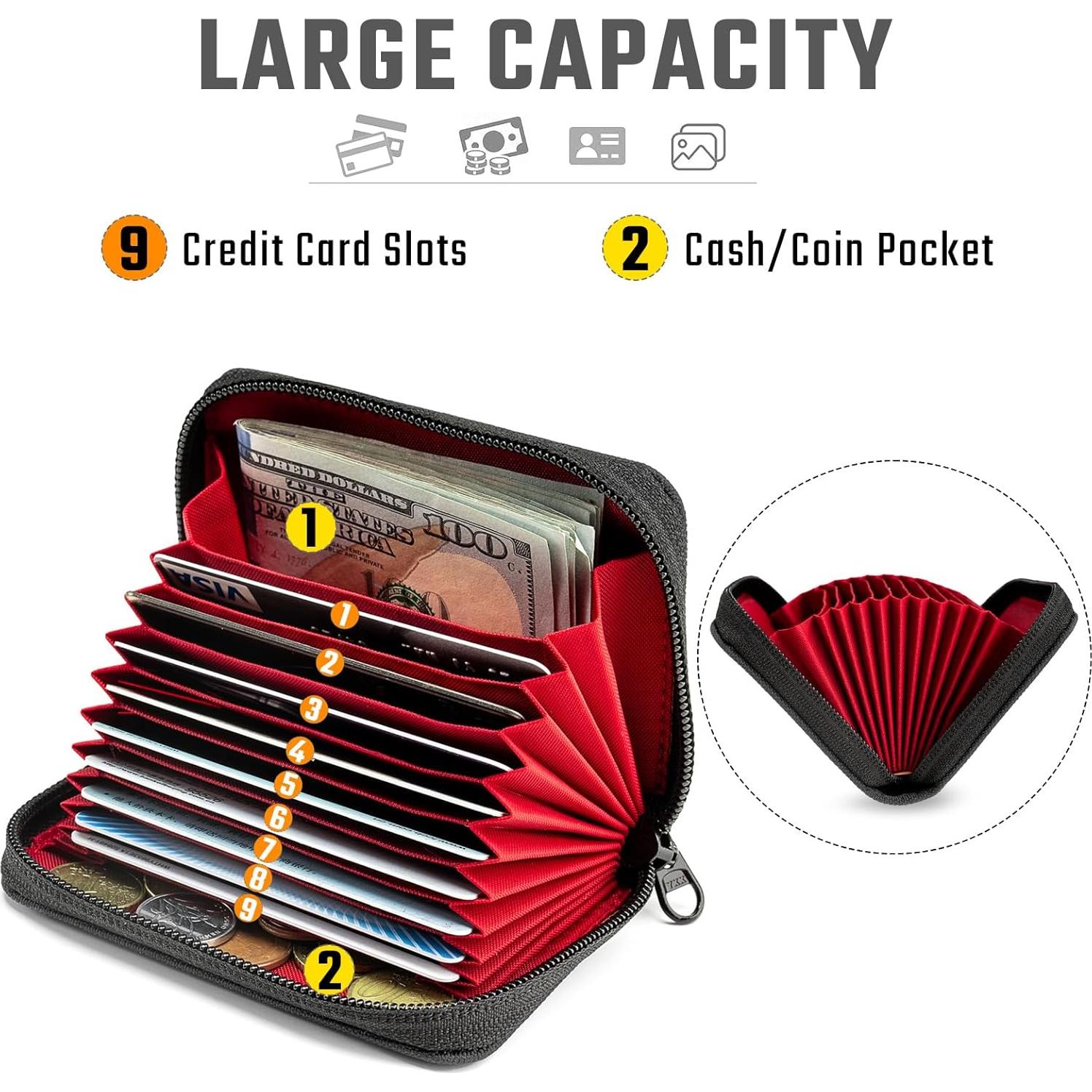 Tarjetero Nylon TACTICAL GEEK PC1 11 Ranuras Negro