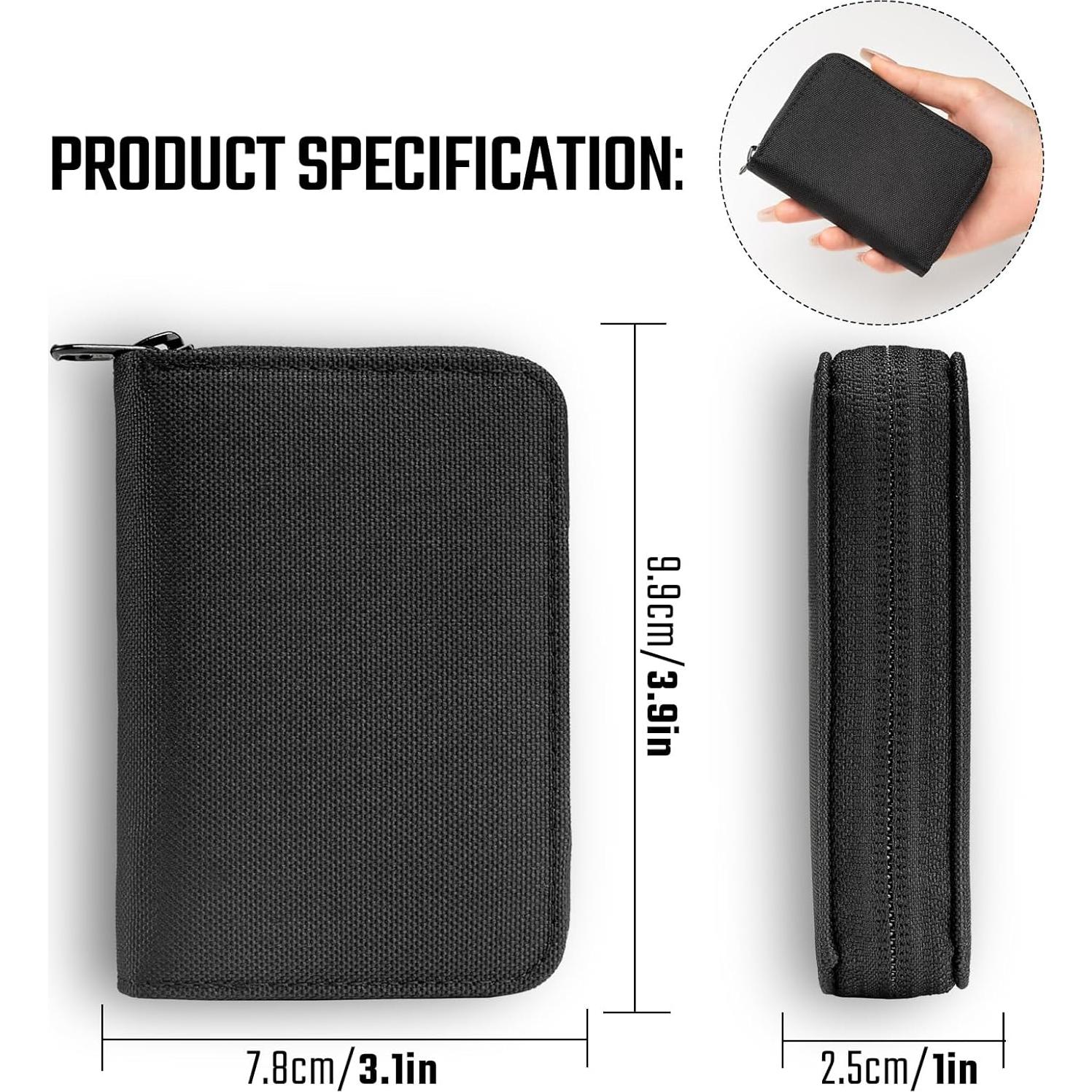 Tarjetero Nylon TACTICAL GEEK PC1 11 Ranuras Negro