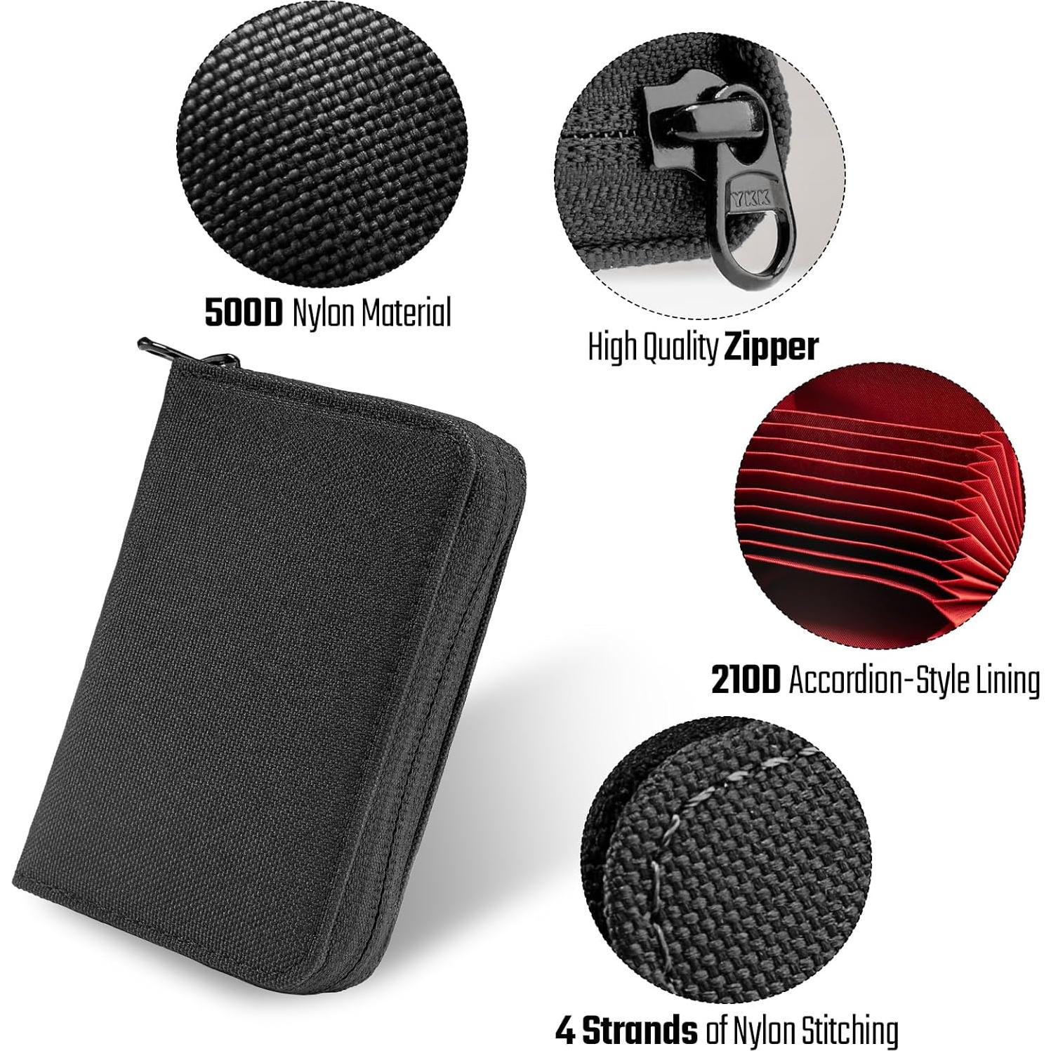 Tarjetero Nylon TACTICAL GEEK PC1 11 Ranuras Negro