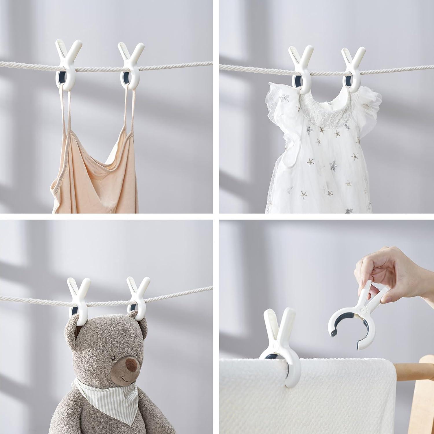 Clips para Toallas de Playa Sunkaioo - Paquete de 12 Unidades