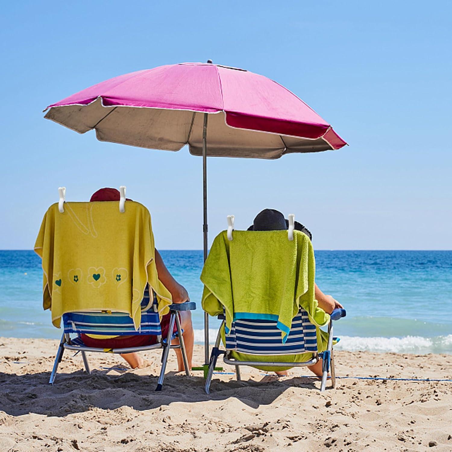 Clips para Toallas de Playa Sunkaioo - Paquete de 12 Unidades