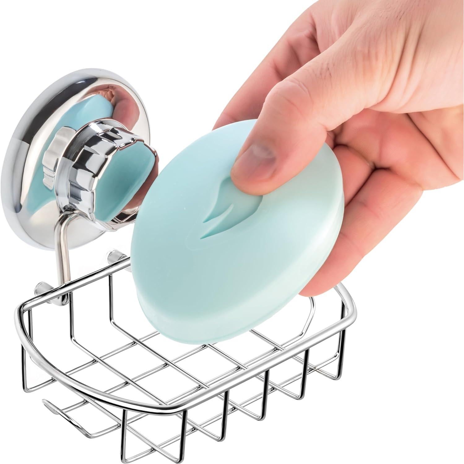 Soporte de Jabón HASKO con Ventosa Acero Inoxidable 11x12.7cm