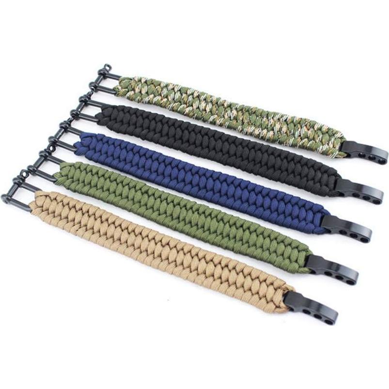 10 Grilletes de Aleación de Zinc para Pulseras de Supervivencia