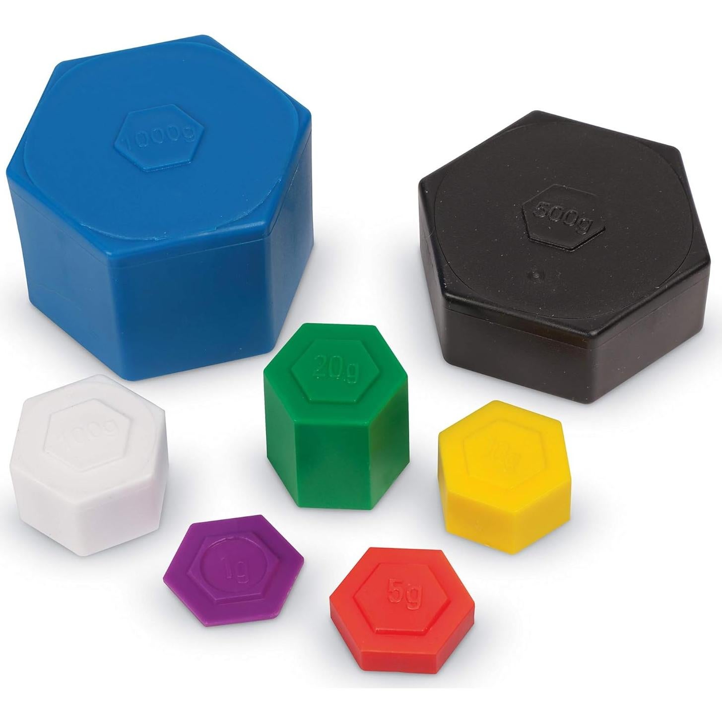 Juego de Pesas Métricas Learning Resources 58 Piezas 1g a 1000g