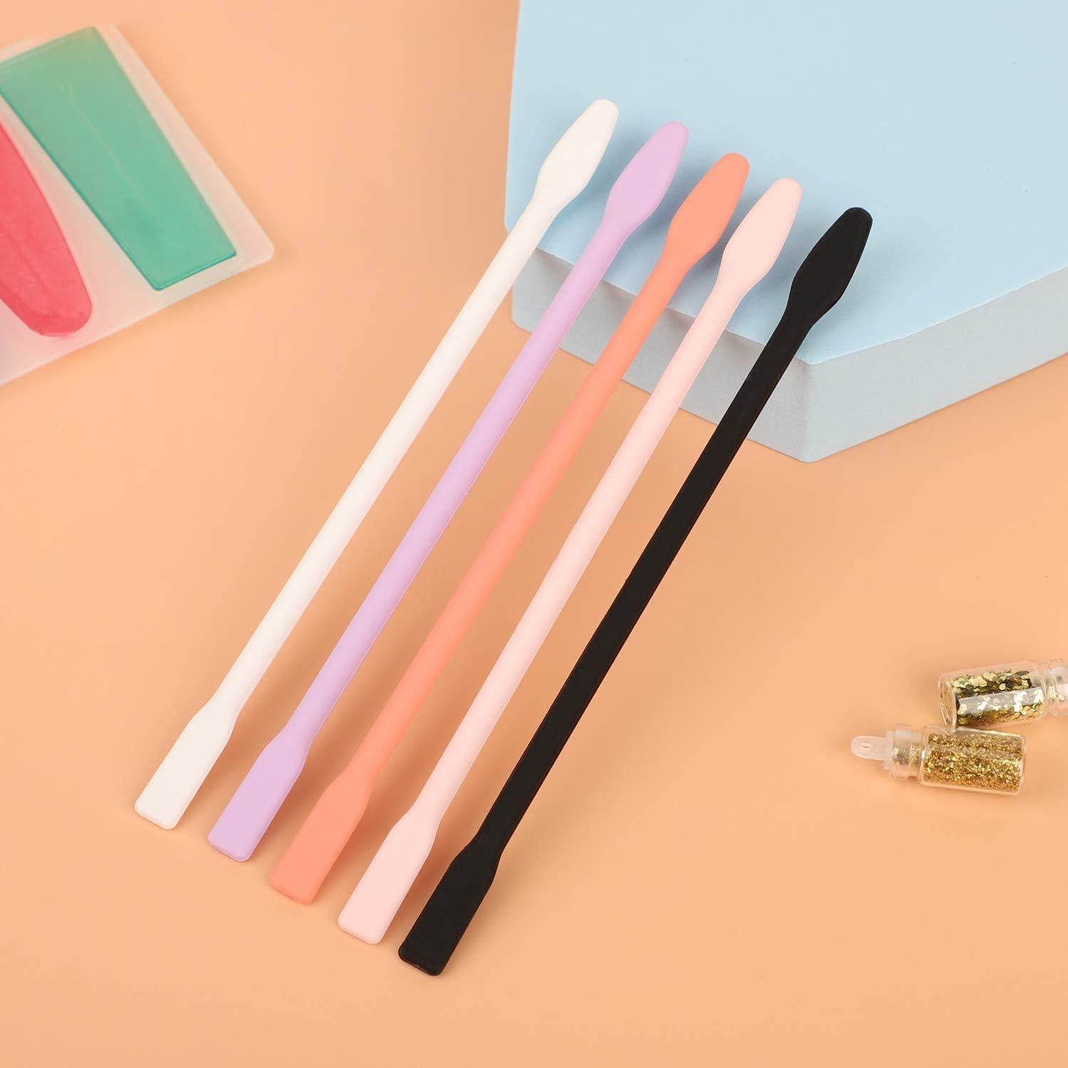 Paletas de Silicona Gartful 5 Piezas para Manualidades 16 cm