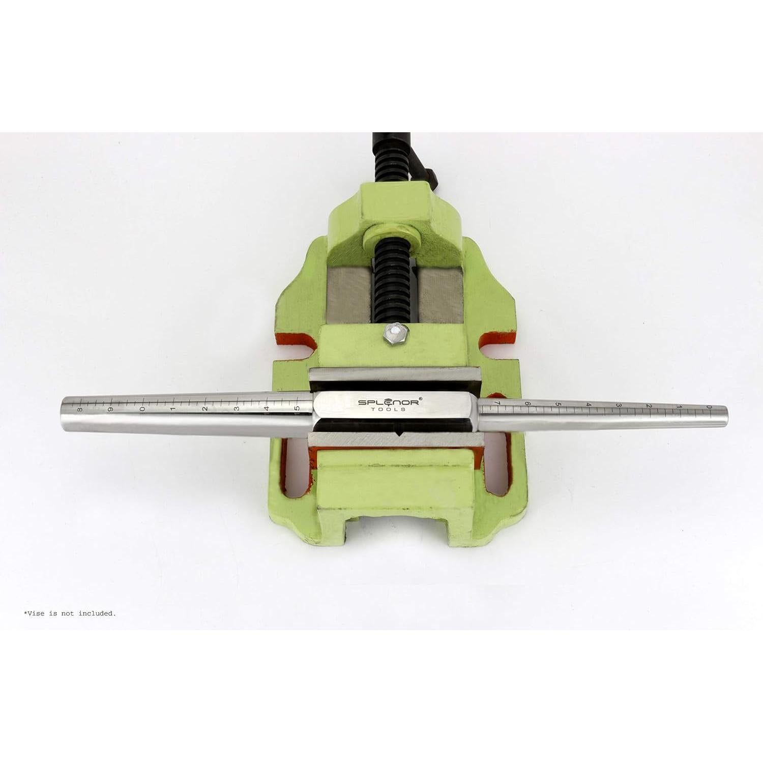 Anillo Mandril de Acero Splenor 33 cm US 0-15 Sin Estrías