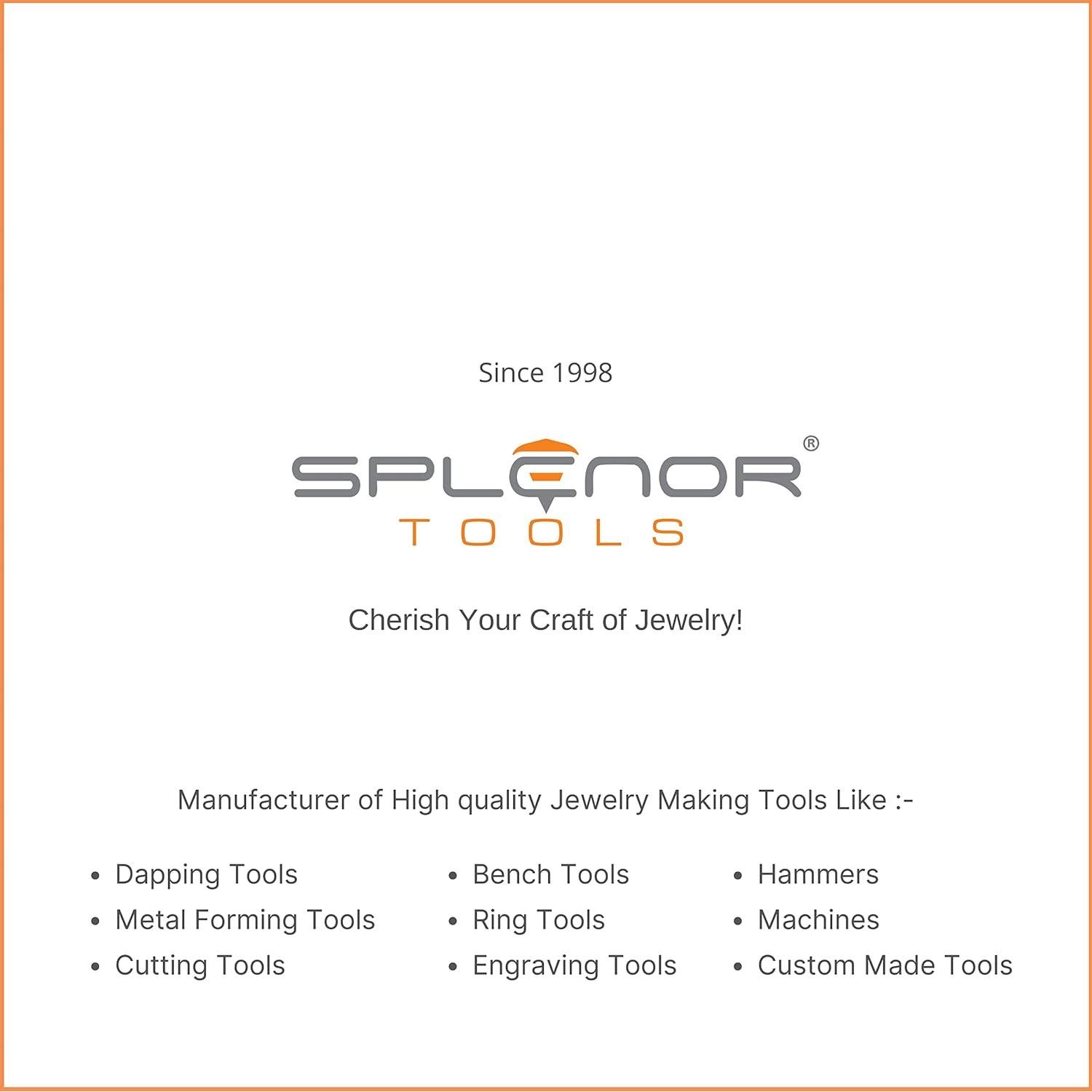 Anillo Mandril de Acero Splenor 33 cm US 0-15 Sin Estrías