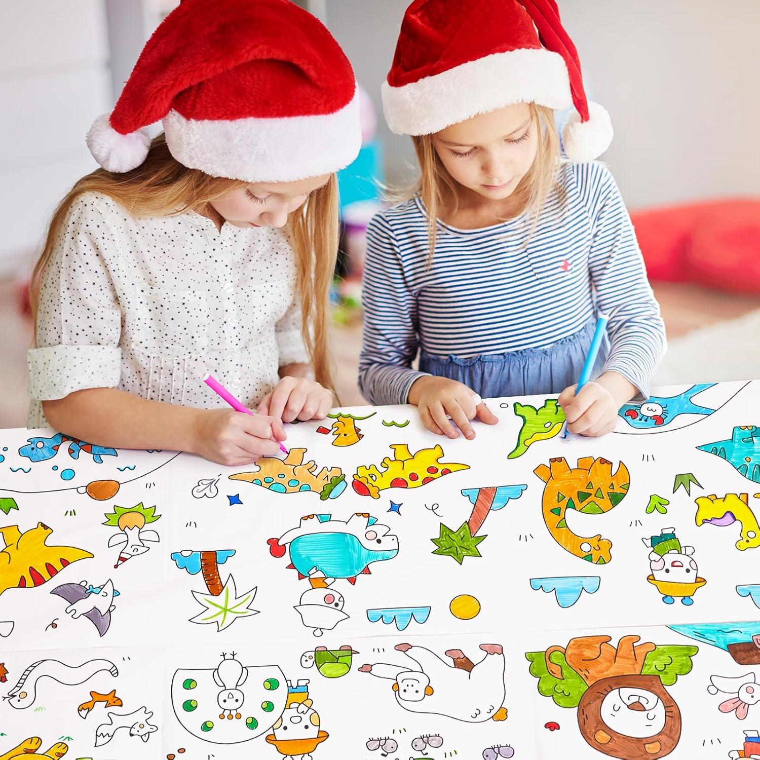 Rollo de Colorear Adhesivo Jar Melo Animales 299.72x39.94 cm