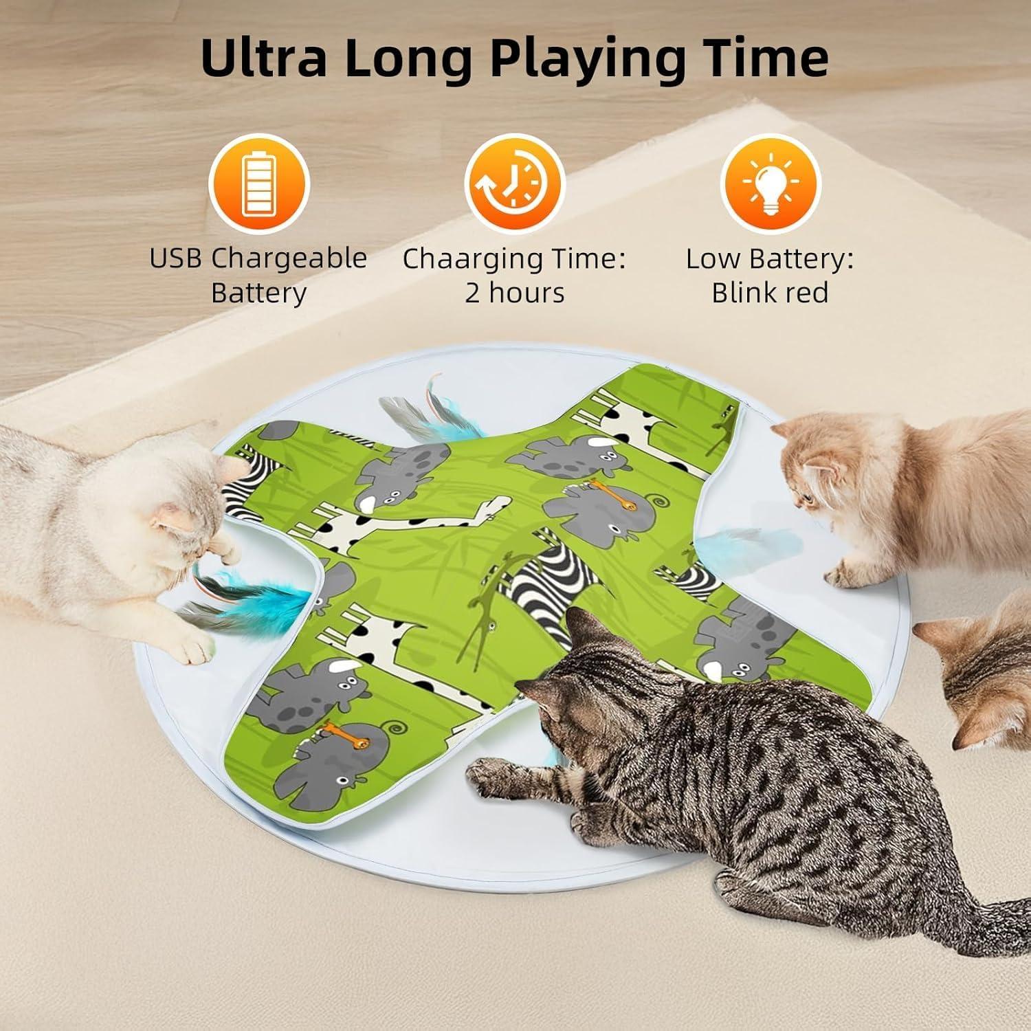 Juguete Interactivo para Gatos LONGJUMP OK011 Recargable USB
