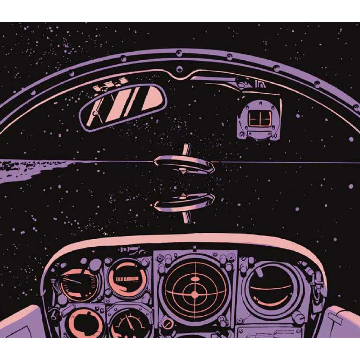 Peonza Giratoria UFO Tops - Acero Inoxidable Negro - Lago Superior