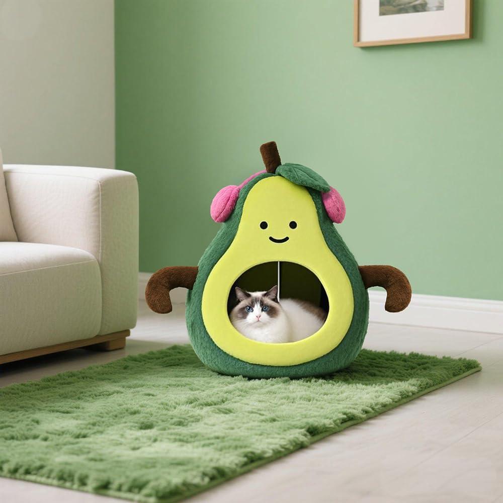Cama para Gatos y Perros Pequeños MOYMO Aguacate 48 cm