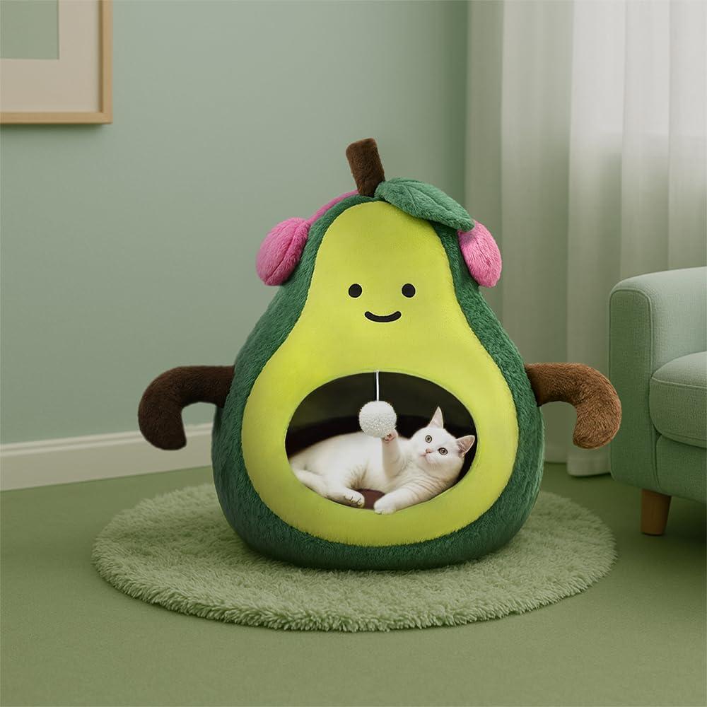 Cama para Gatos y Perros Pequeños MOYMO Aguacate 48 cm